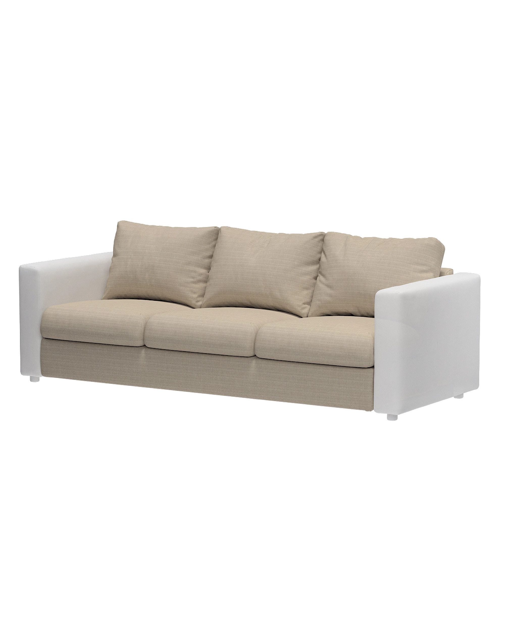 Bezug für nicht ausziehbare Vimle Sitzelement 3 Farbe beige Stoff strukturiert