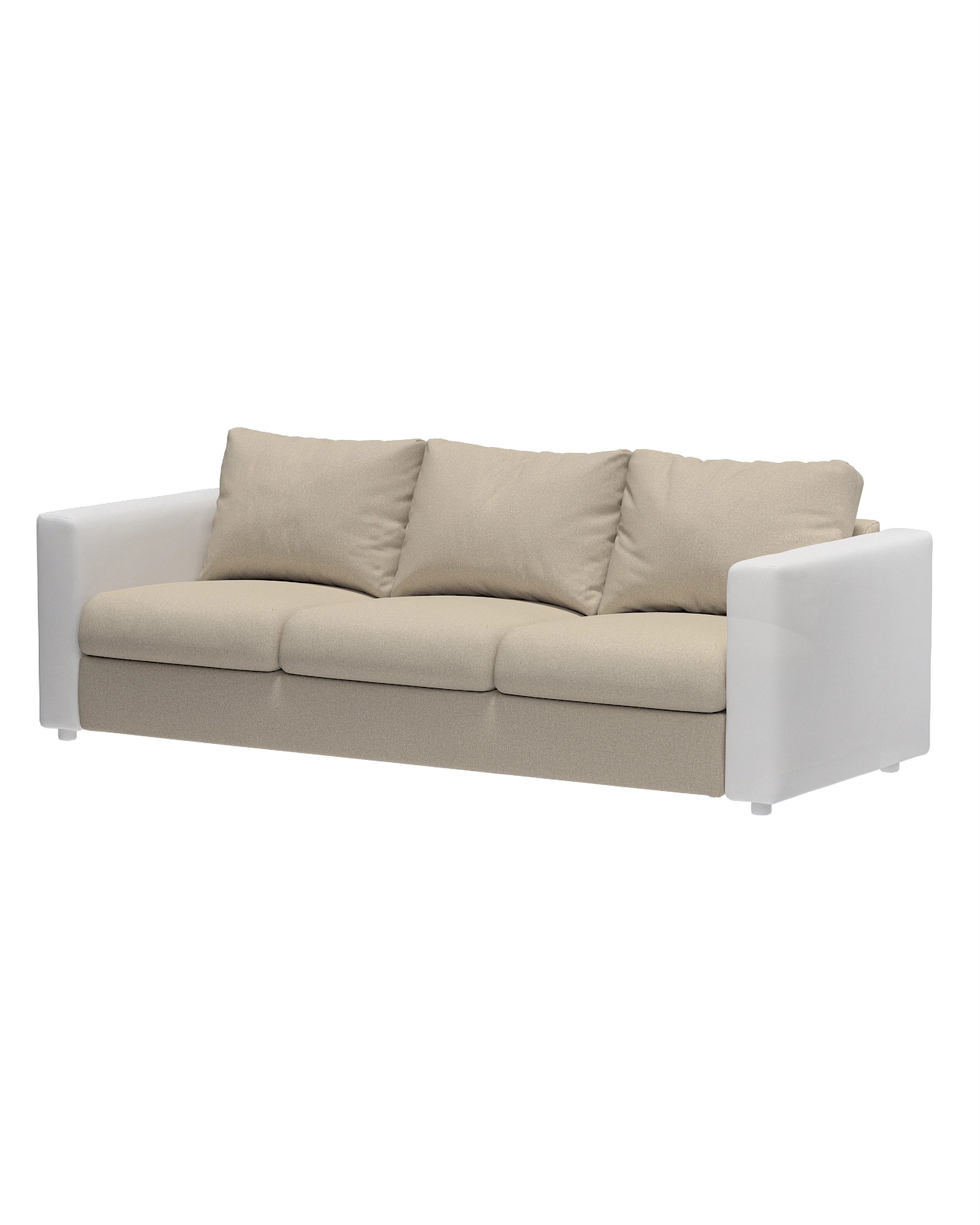 Bezug für nicht ausziehbare Vimle Sitzelement 3 Farbe beige Stoff strukturiert