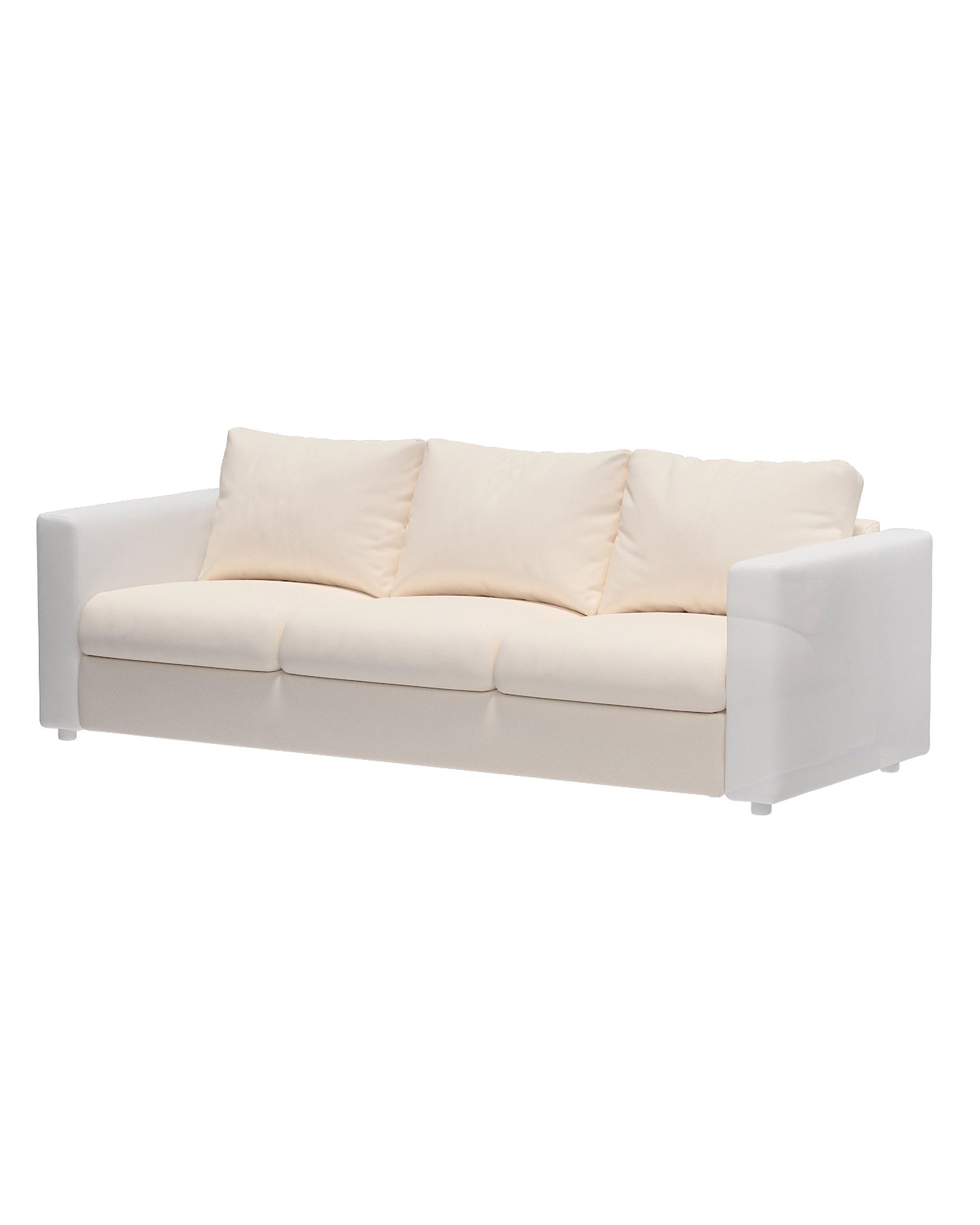 Bezug für nicht ausziehbare Vimle Sitzelement 3 Farbe beige Stoff strukturiert