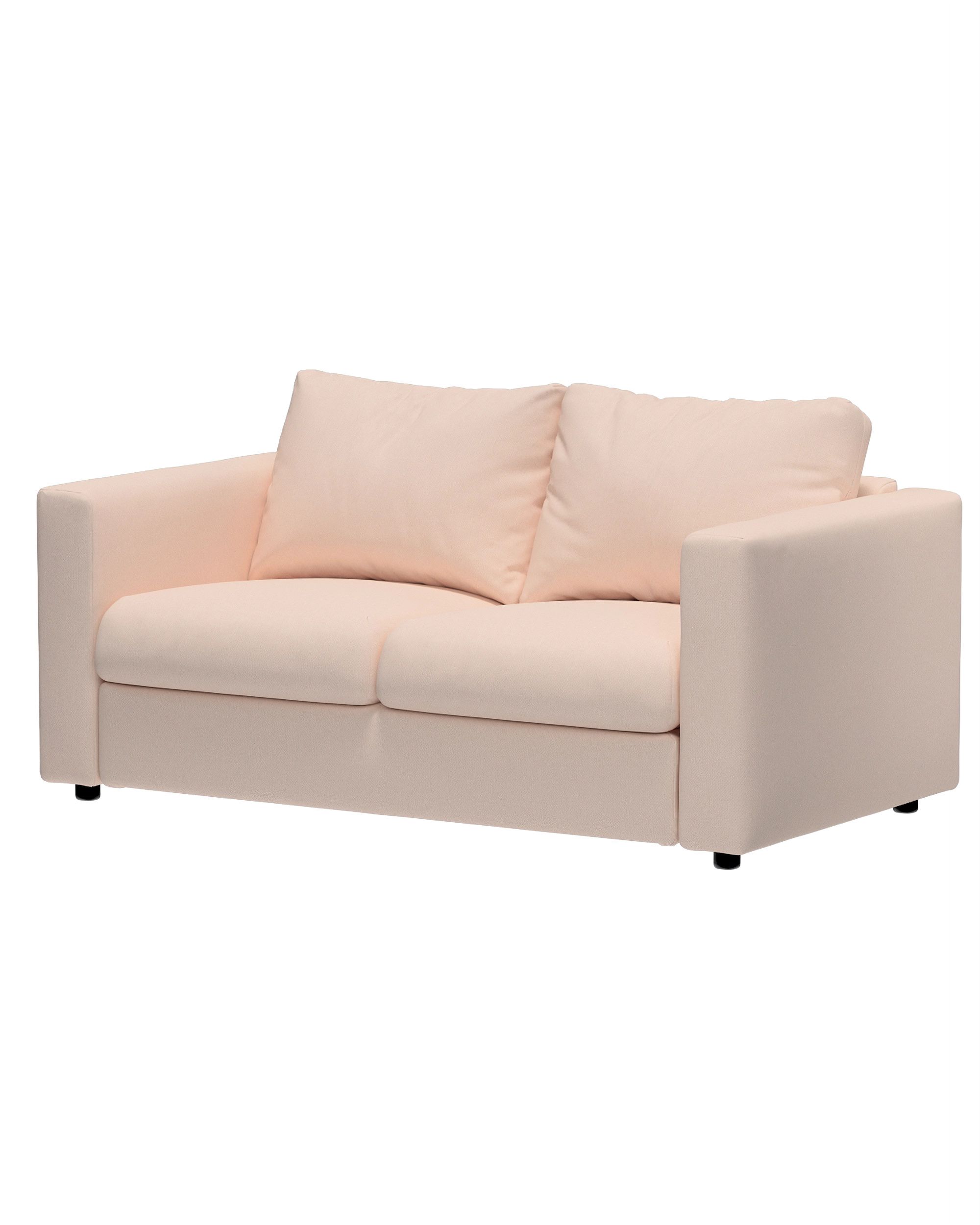 Bezug für Vimle Sitzelement 2 Farbe rosa Stoff strukturiert (hover)