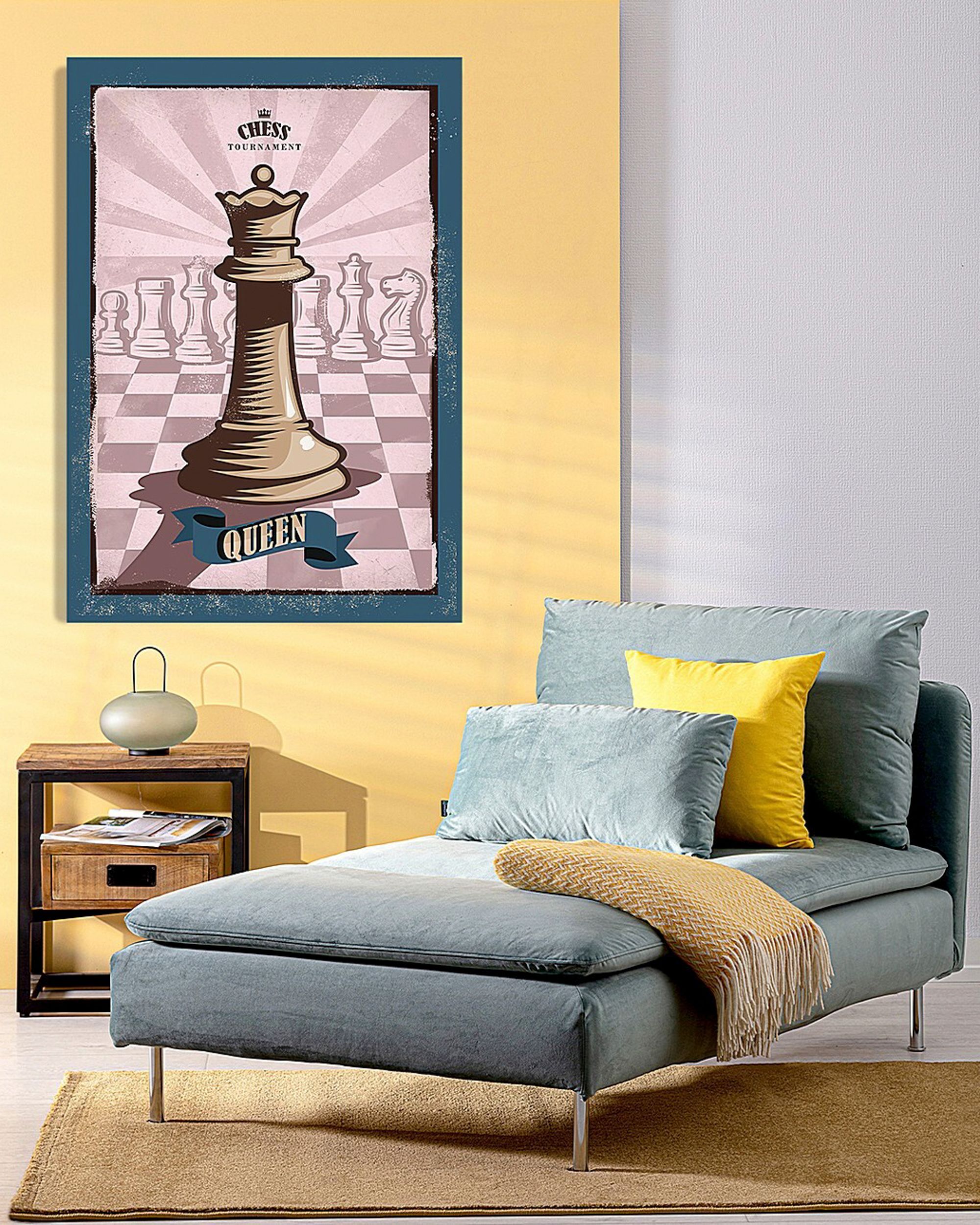 Leinwandbild Vintage Chess II (hover)