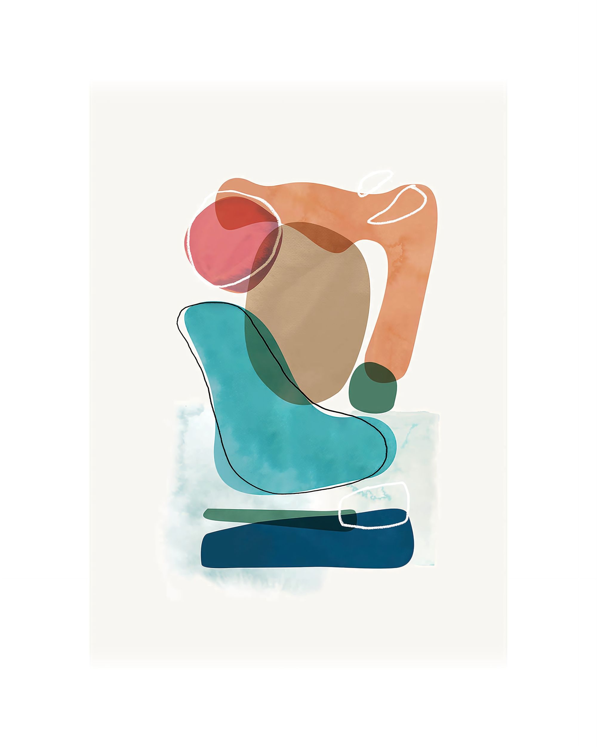 Leinwandbild Abstract Art I