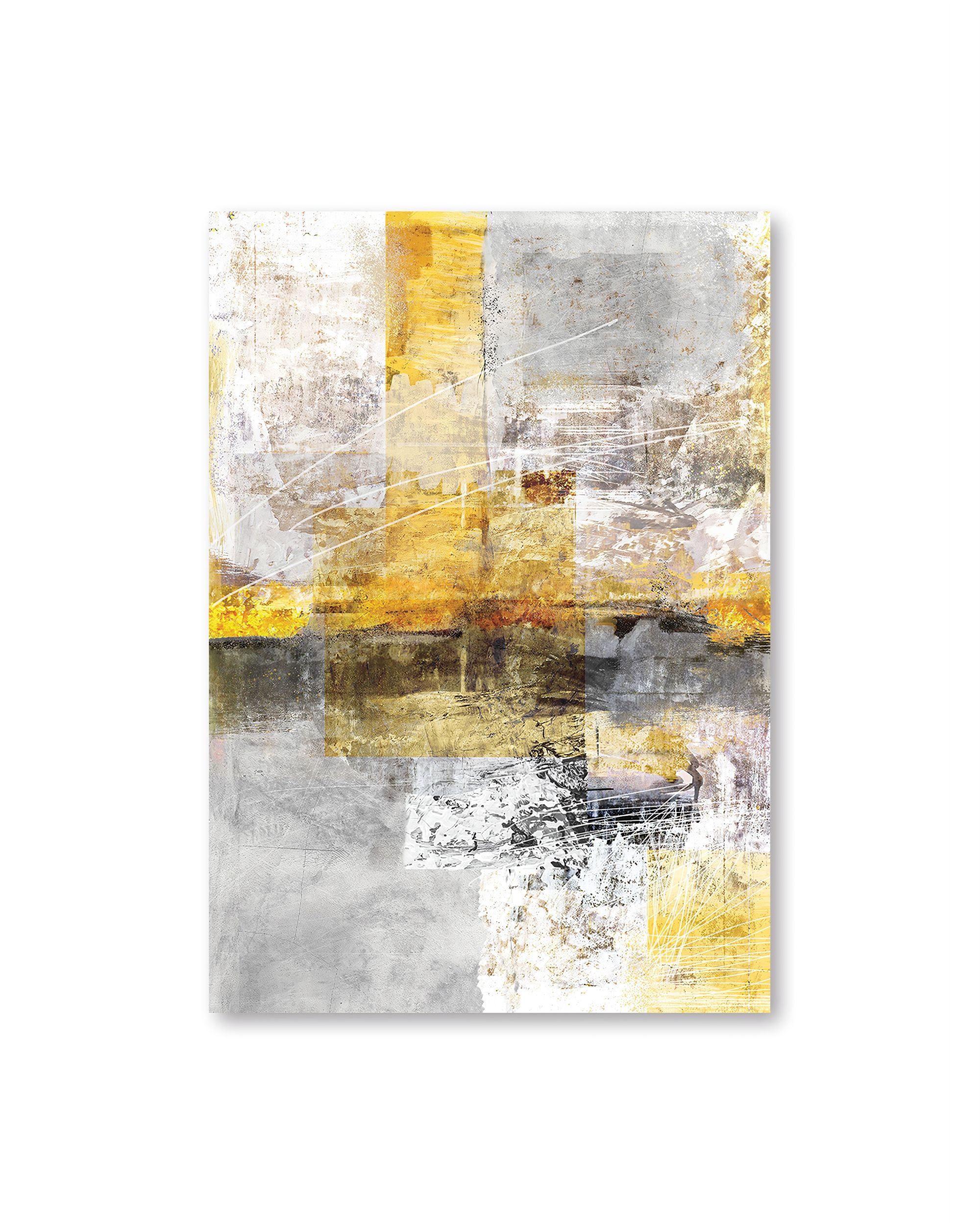 Leinwandbild Yellow Abstract