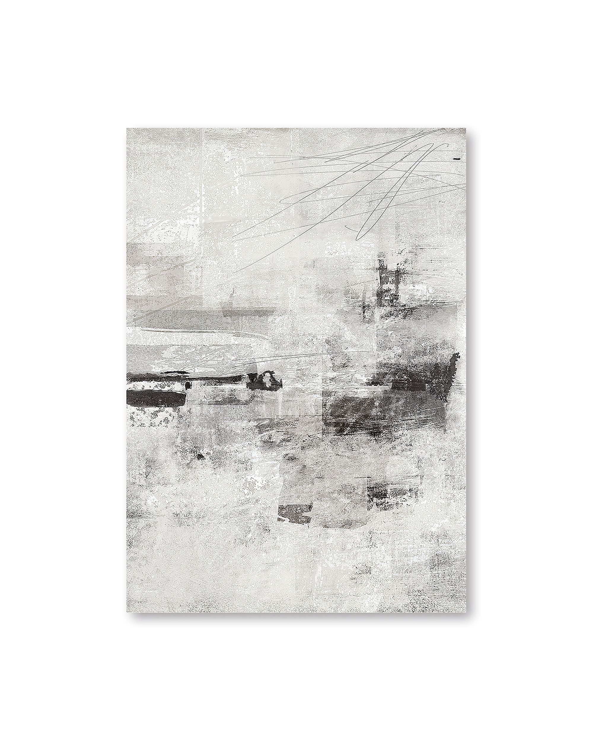 Leinwandbild Grey Abstract