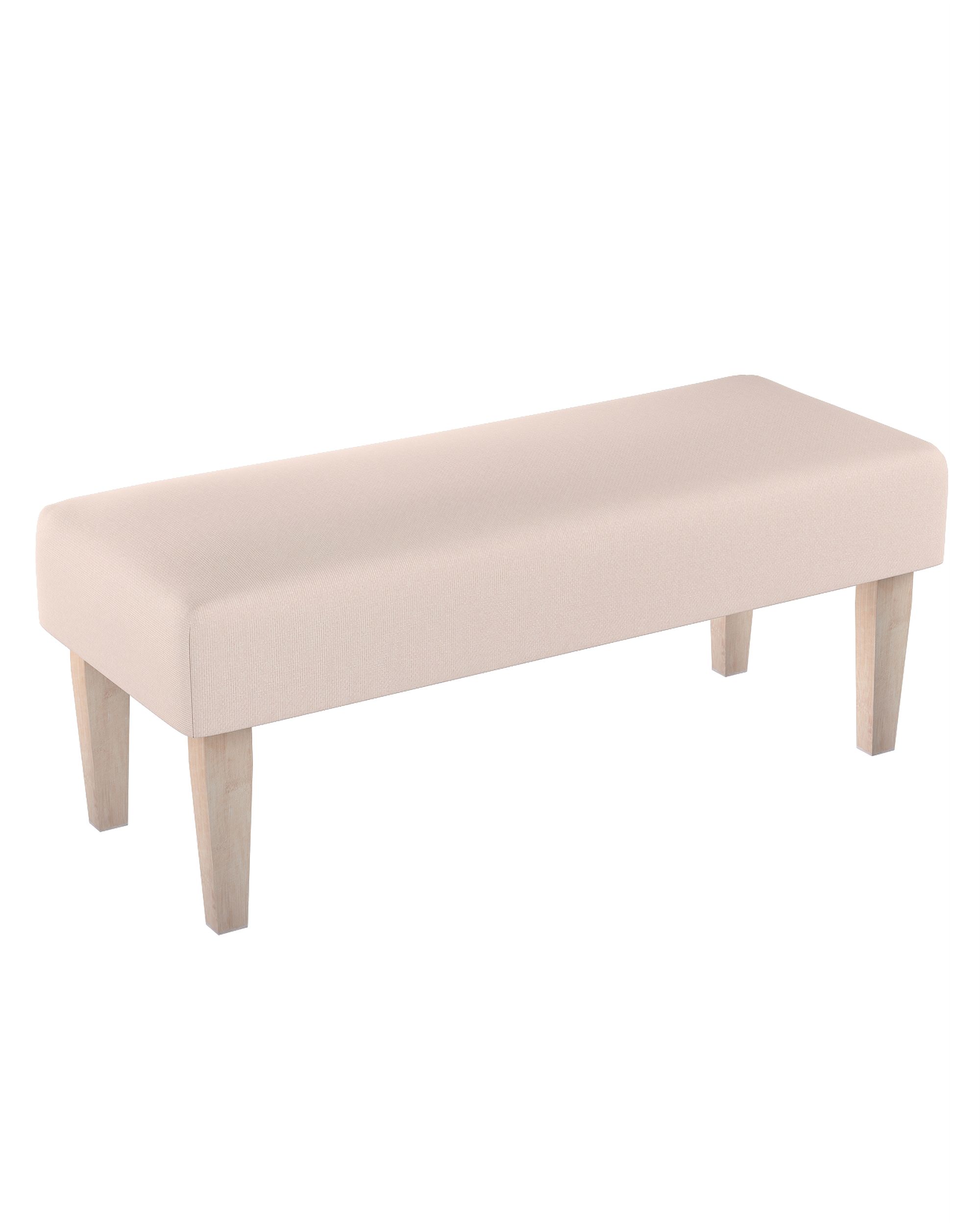 Sitzbank 100cm Farbe rosa Stoff strukturiert