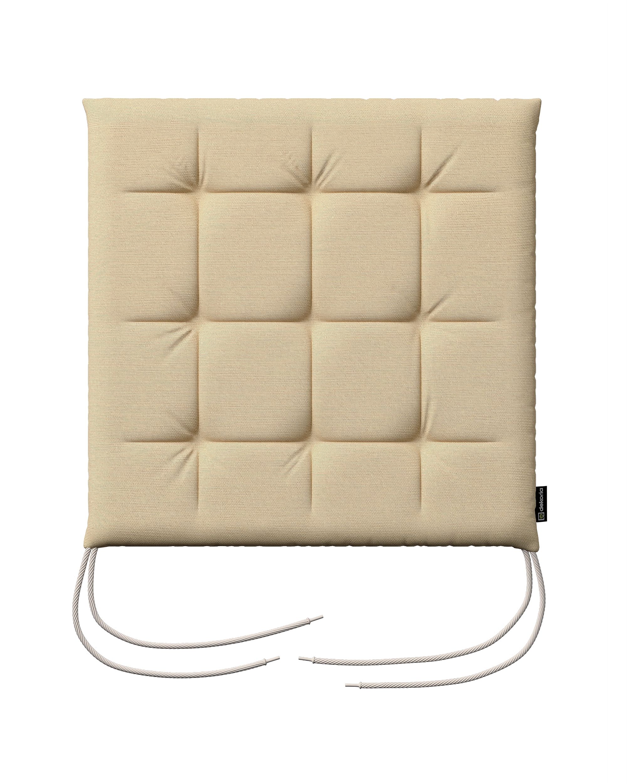 Stuhlkissen Jonas mit Bindeschnur Farbe beige