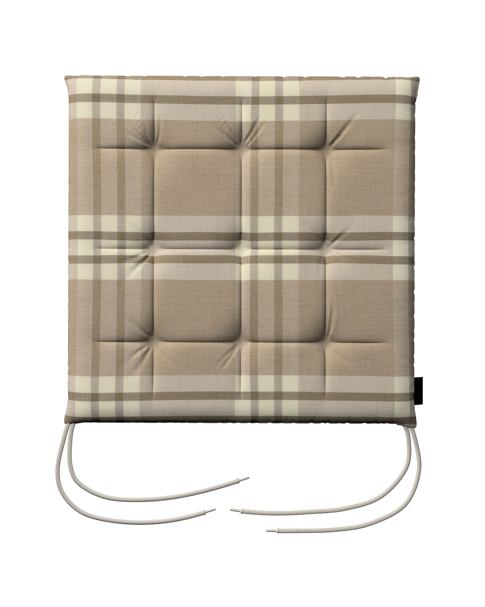Stuhlkissen Jonas mit Bindeschnur Farbe beige
