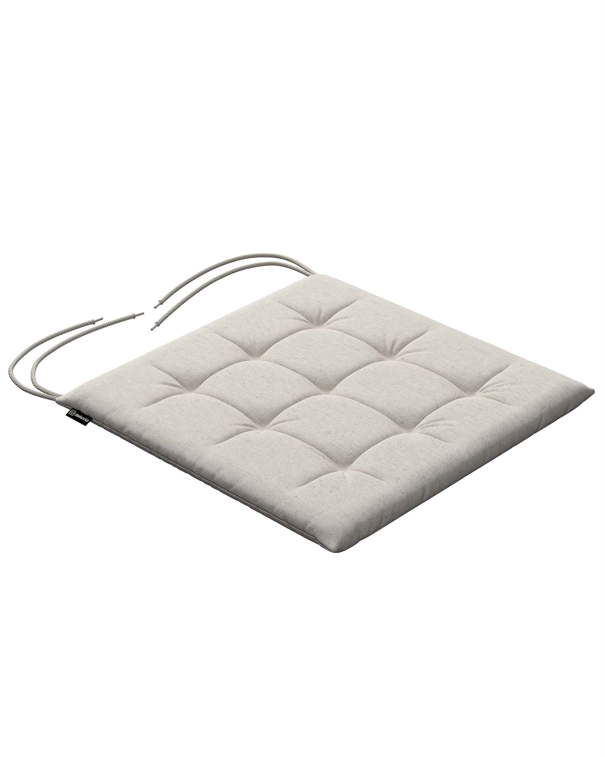 Stuhlkissen Jonas mit Bindeschnur Farbe beige