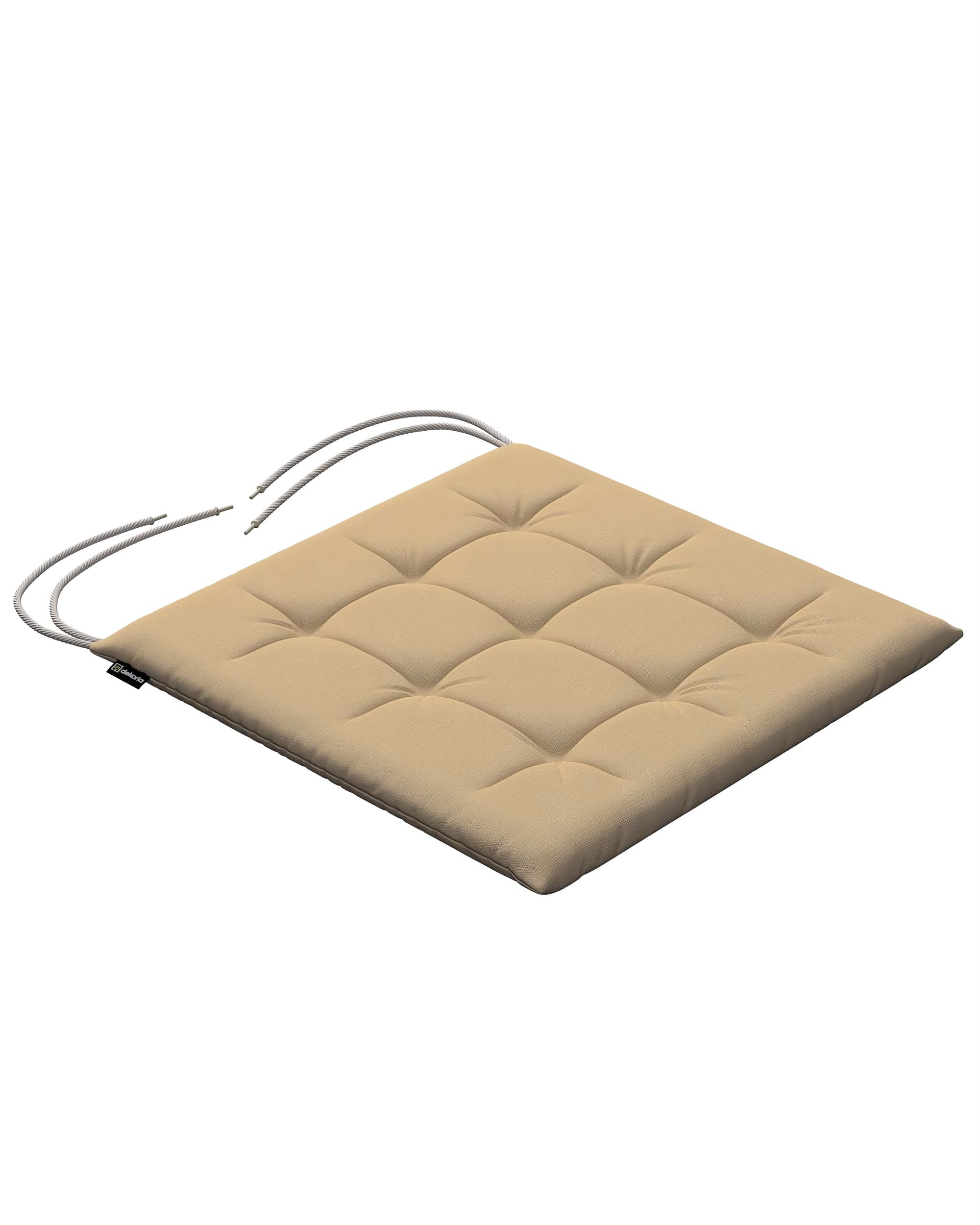 Stuhlkissen Jonas mit Bindeschnur Farbe beige