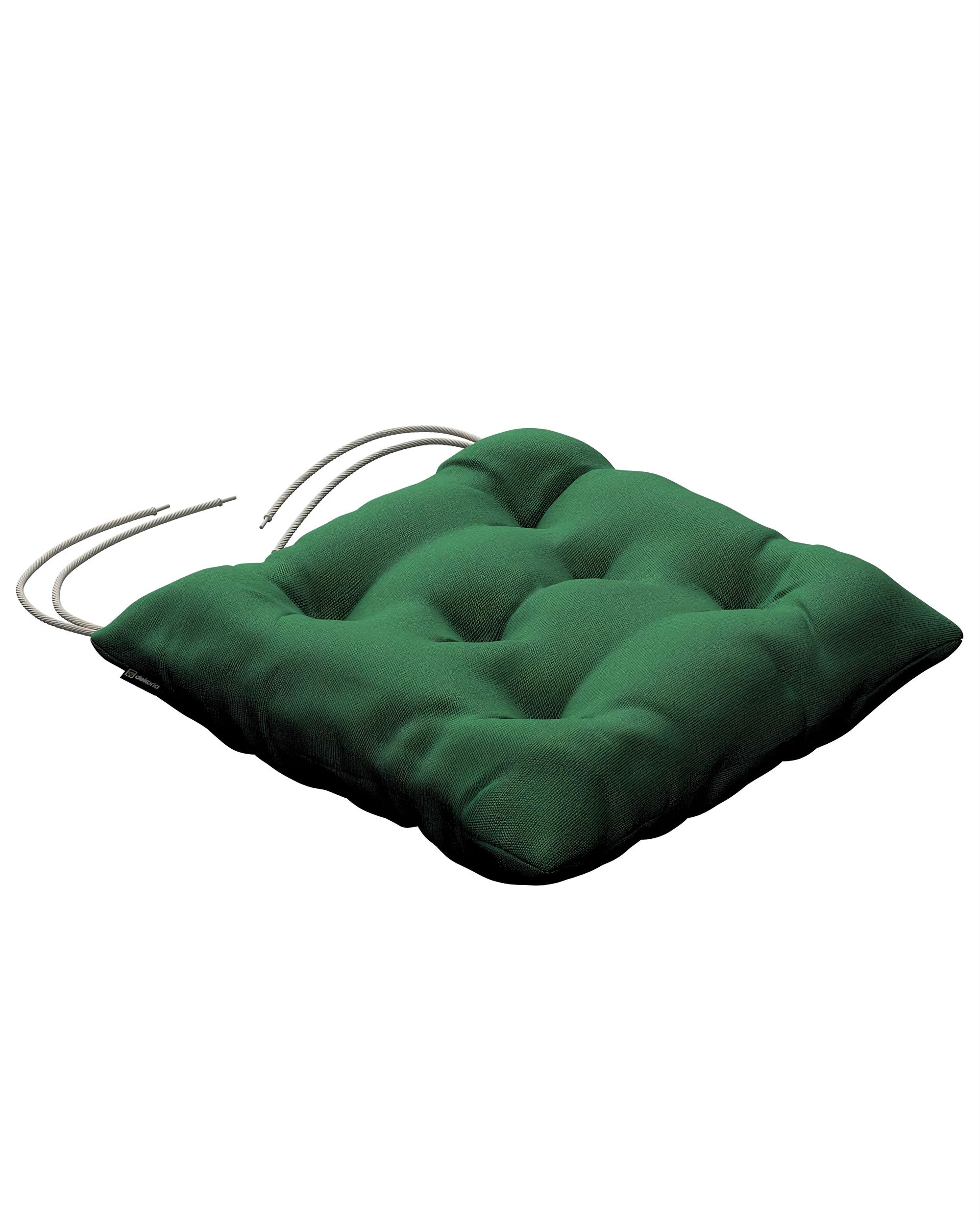 Stuhlkissen Thomas mit Bindeschnur Farbe grün