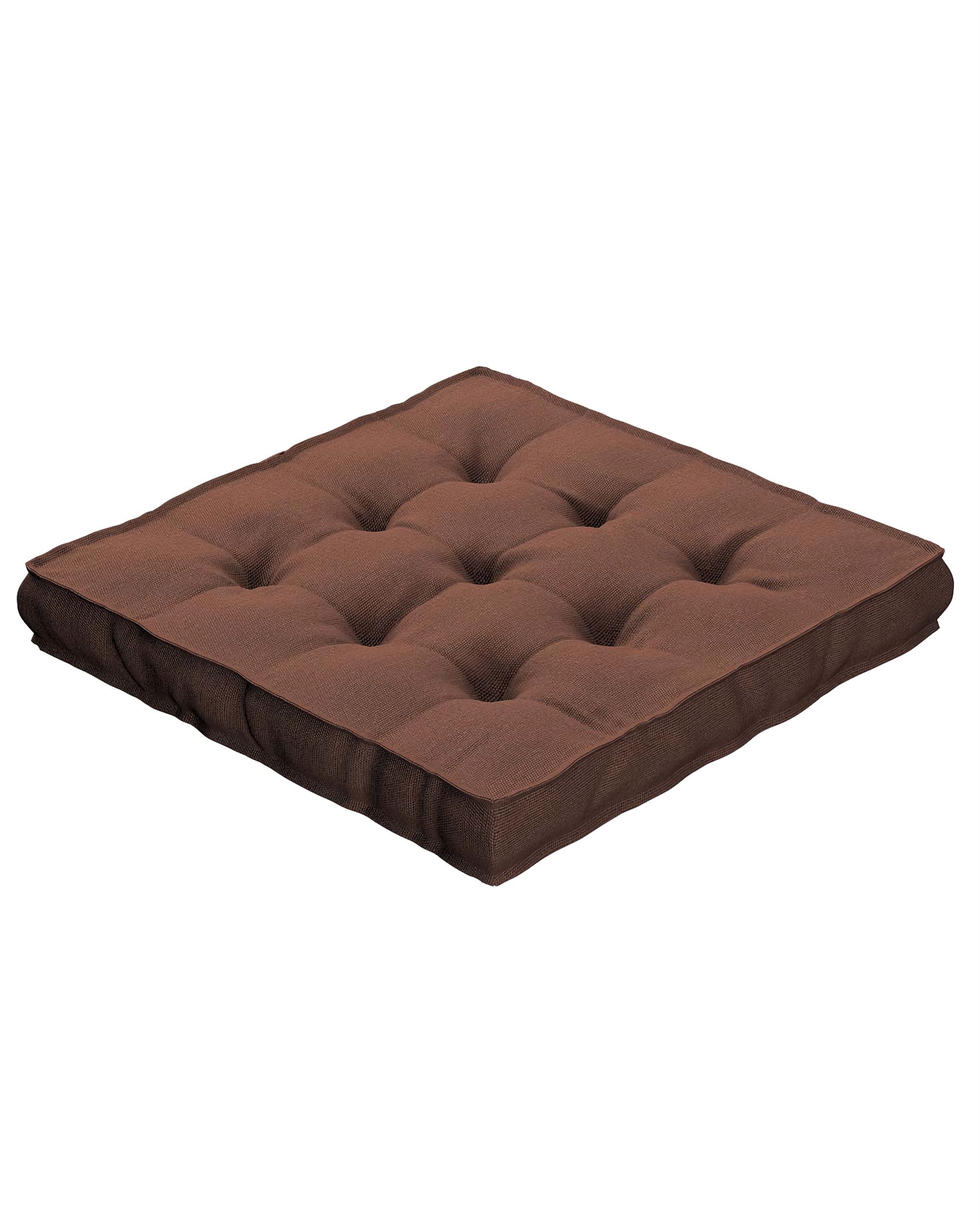 Sitzkissen Jacob mit Handgriff Farbe braun