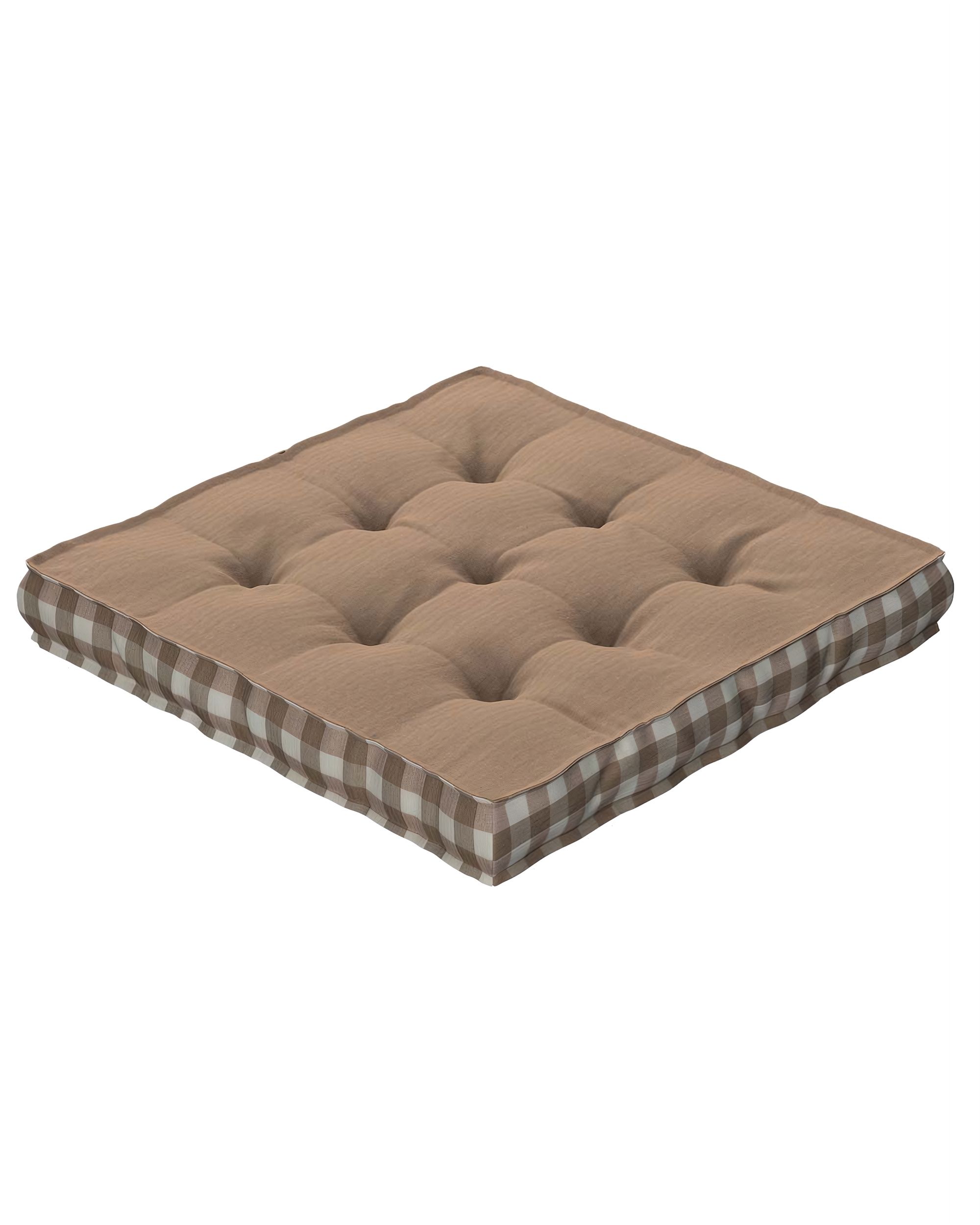 Sitzkissen Jacob mit Handgriff Farbe beige
