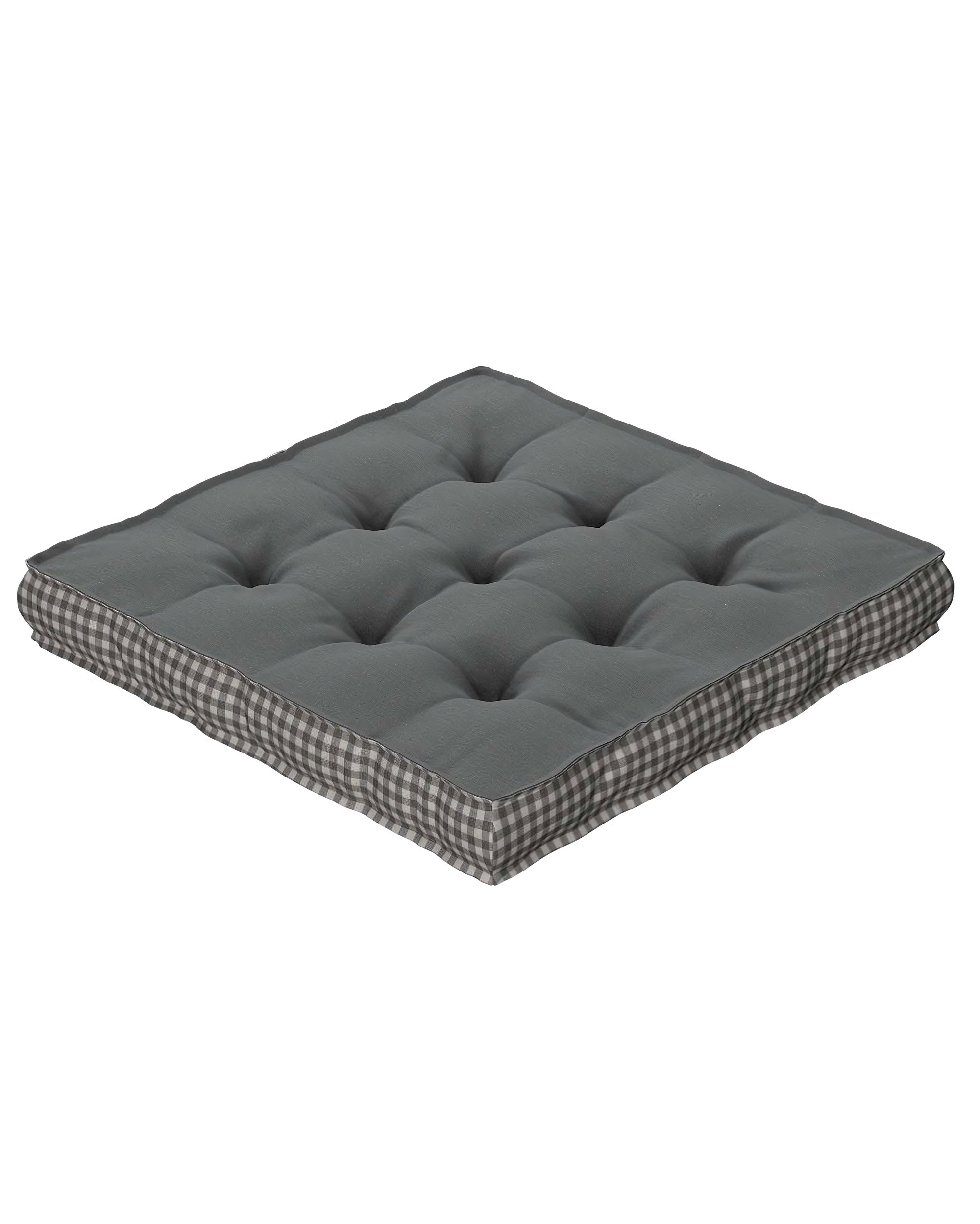 Sitzkissen Jacob mit Handgriff Farbe grau