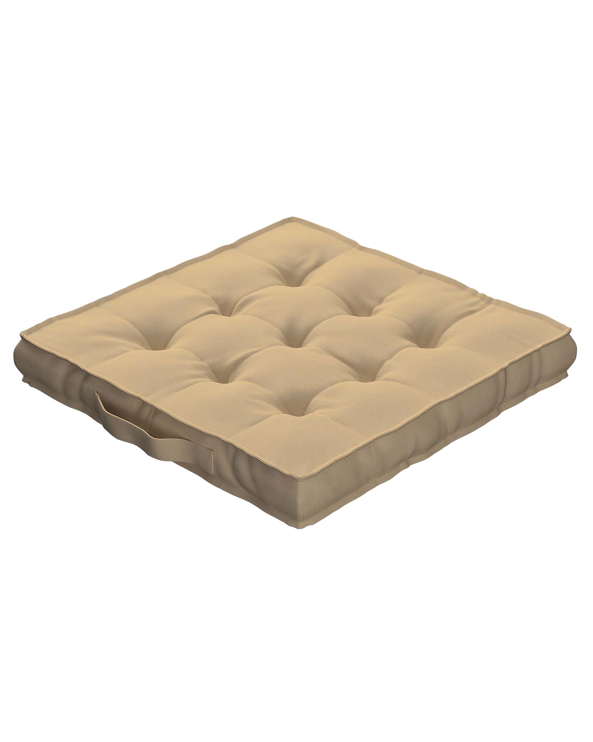 Sitzkissen Jacob mit Handgriff Farbe beige