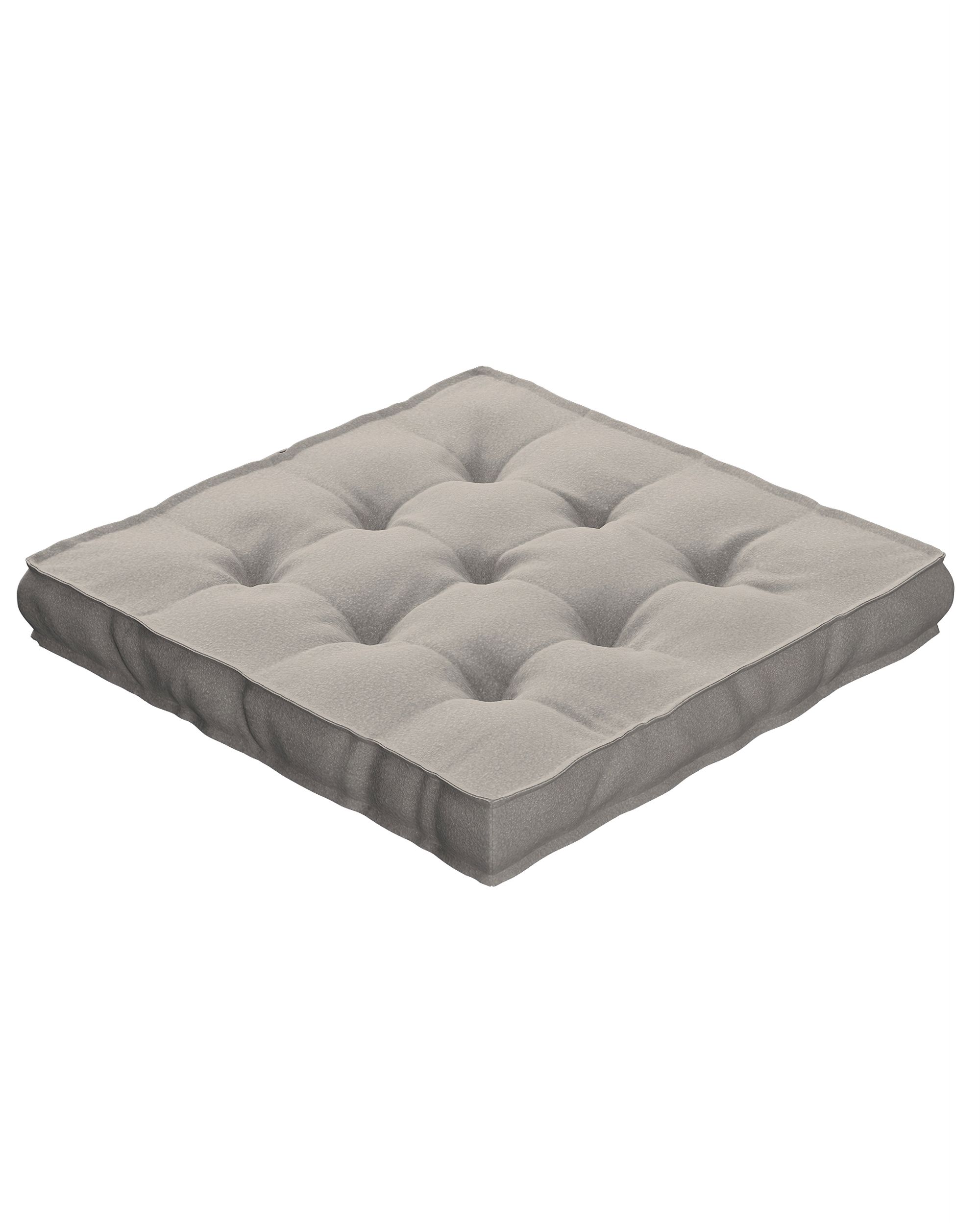 Sitzkissen Jacob mit Handgriff Farbe beige Stoff strukturiert