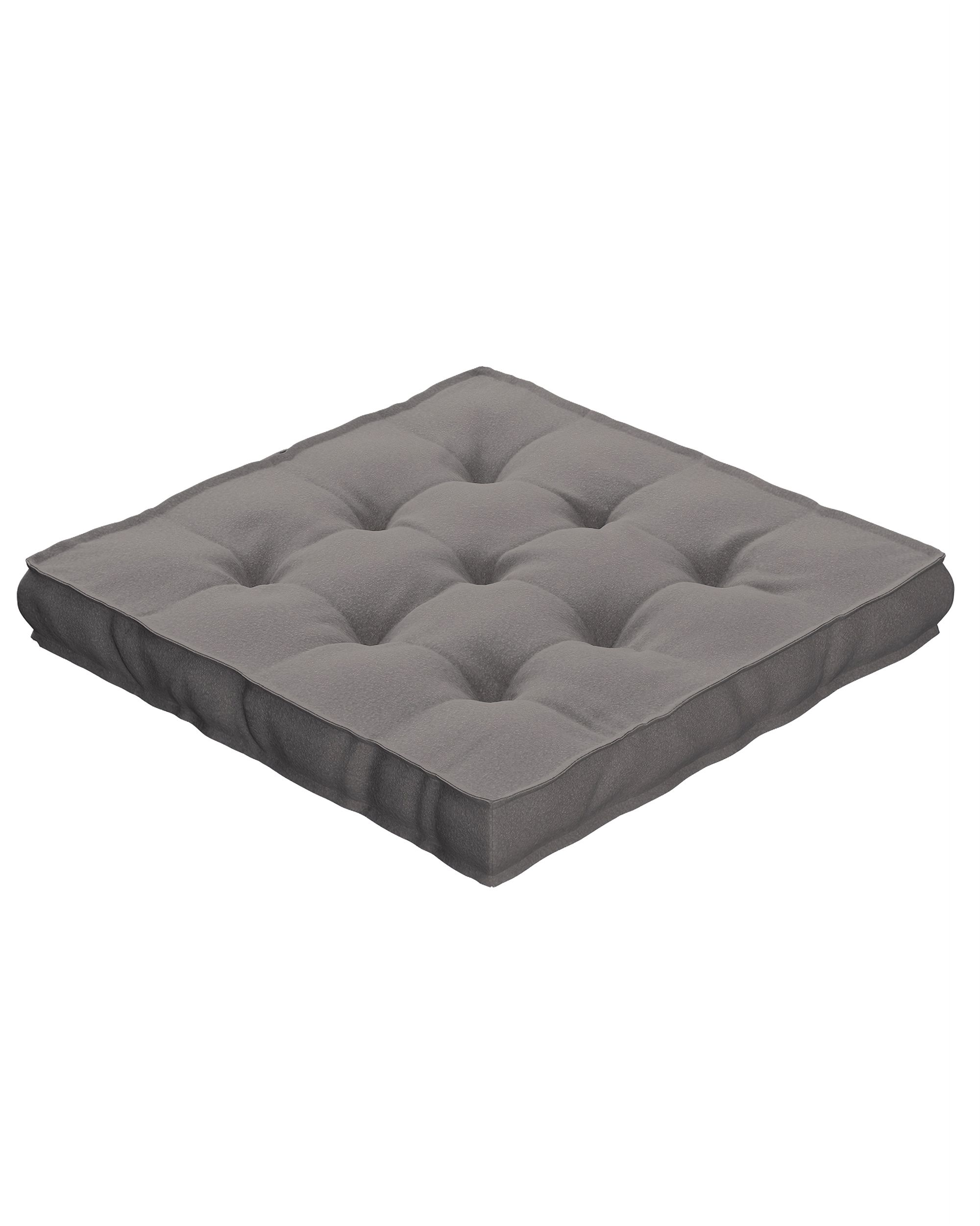 Sitzkissen Jacob mit Handgriff Farbe beige Stoff strukturiert