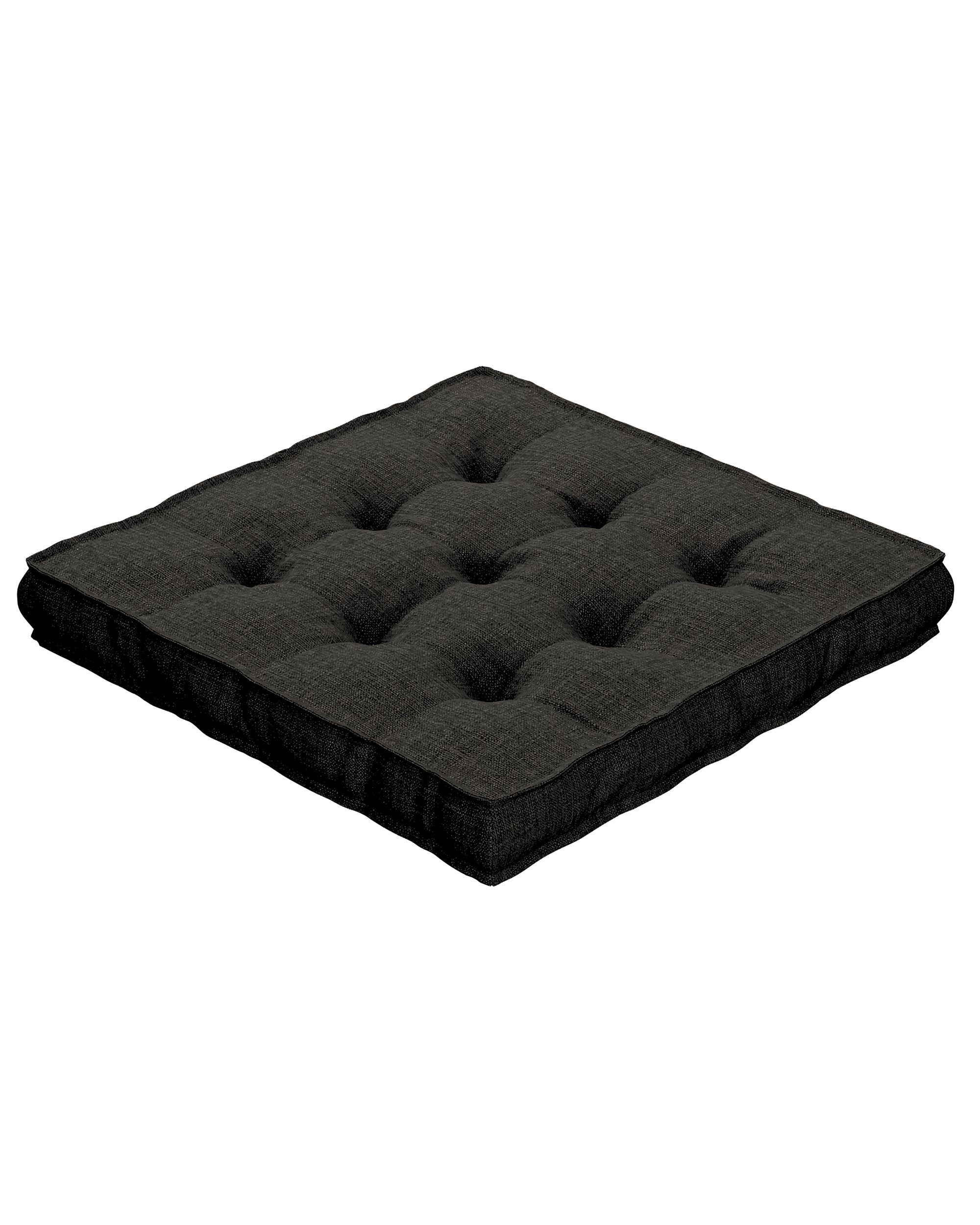 Sitzkissen Jacob mit Handgriff Farbe braun Stoff outdoor, strukturiert (hover)