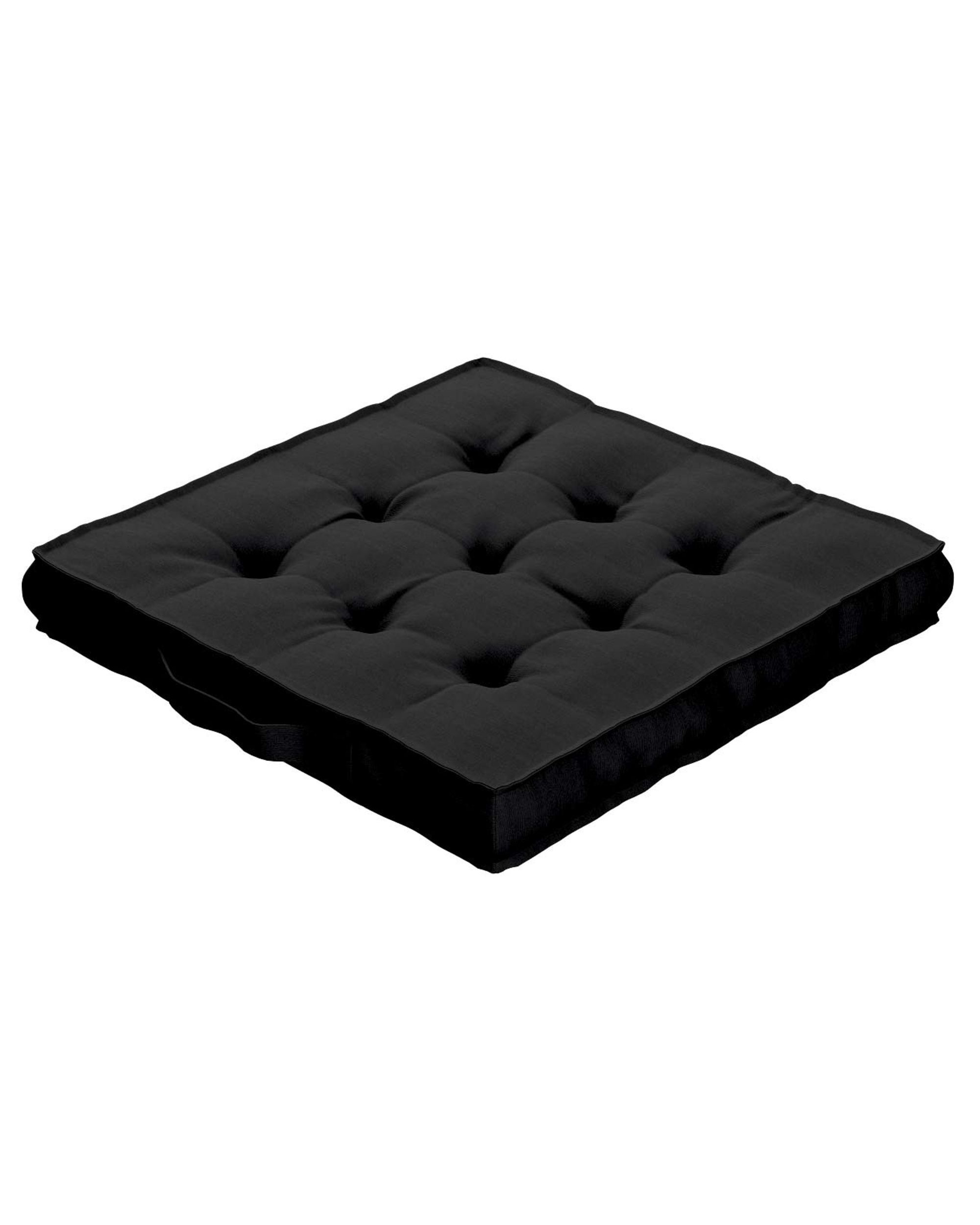 Sitzkissen Jacob mit Handgriff Farbe schwarz