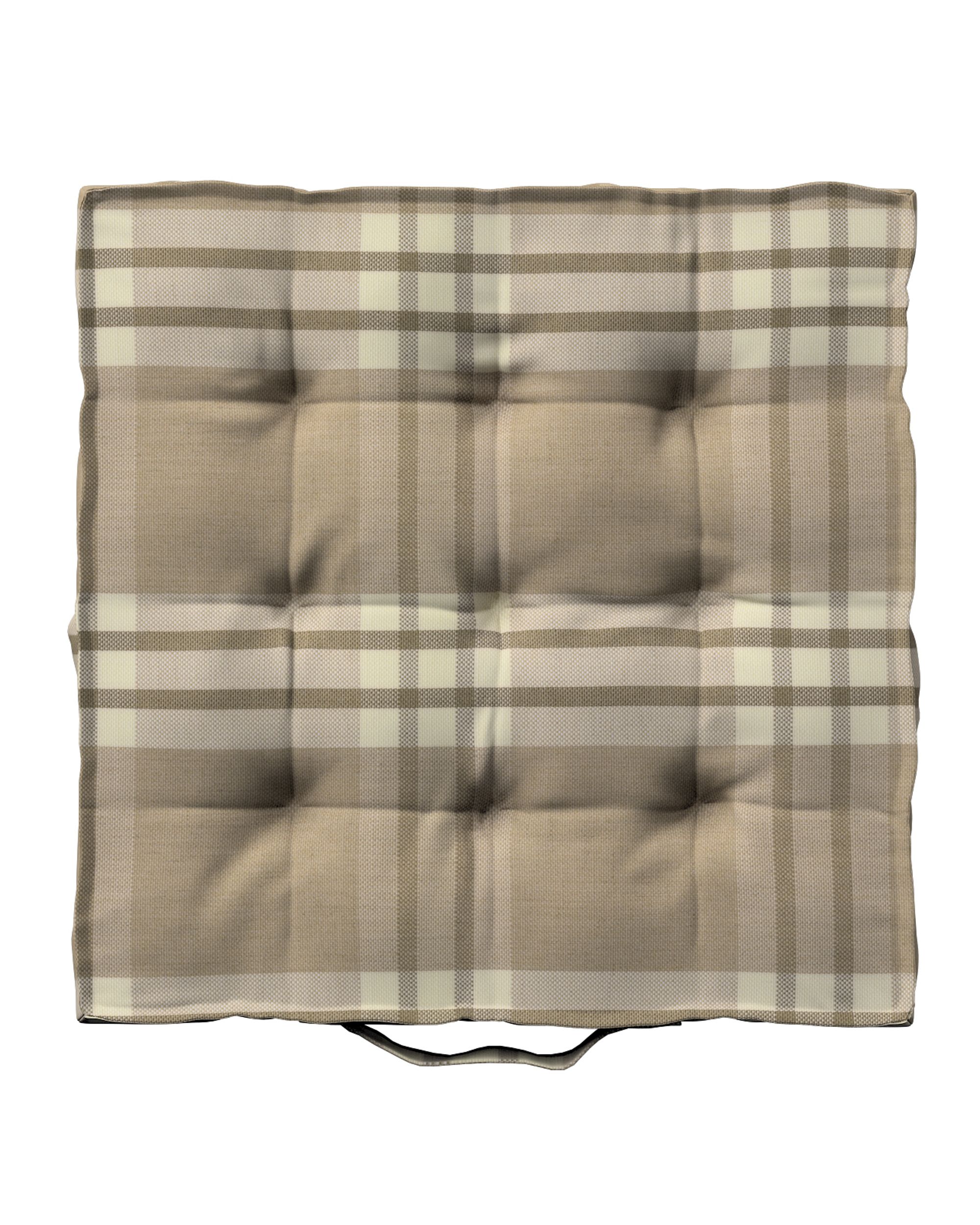Sitzkissen Jacob mit Handgriff Farbe beige