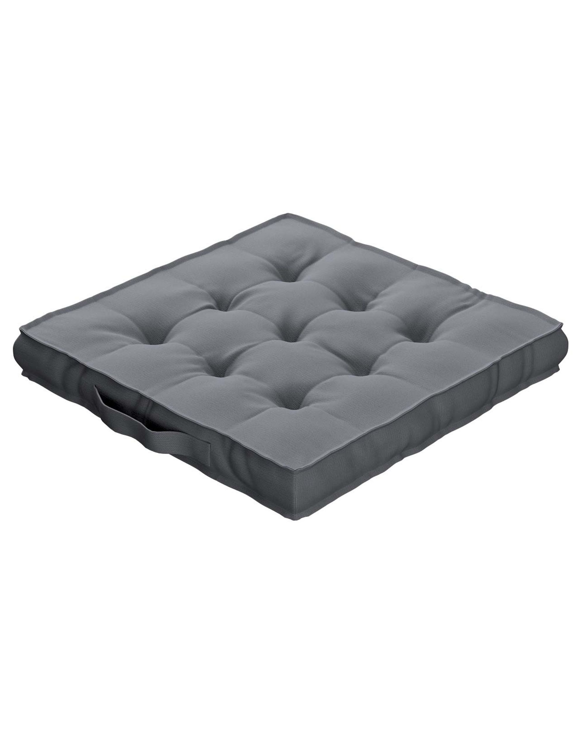 Sitzkissen Jacob mit Handgriff Farbe grau