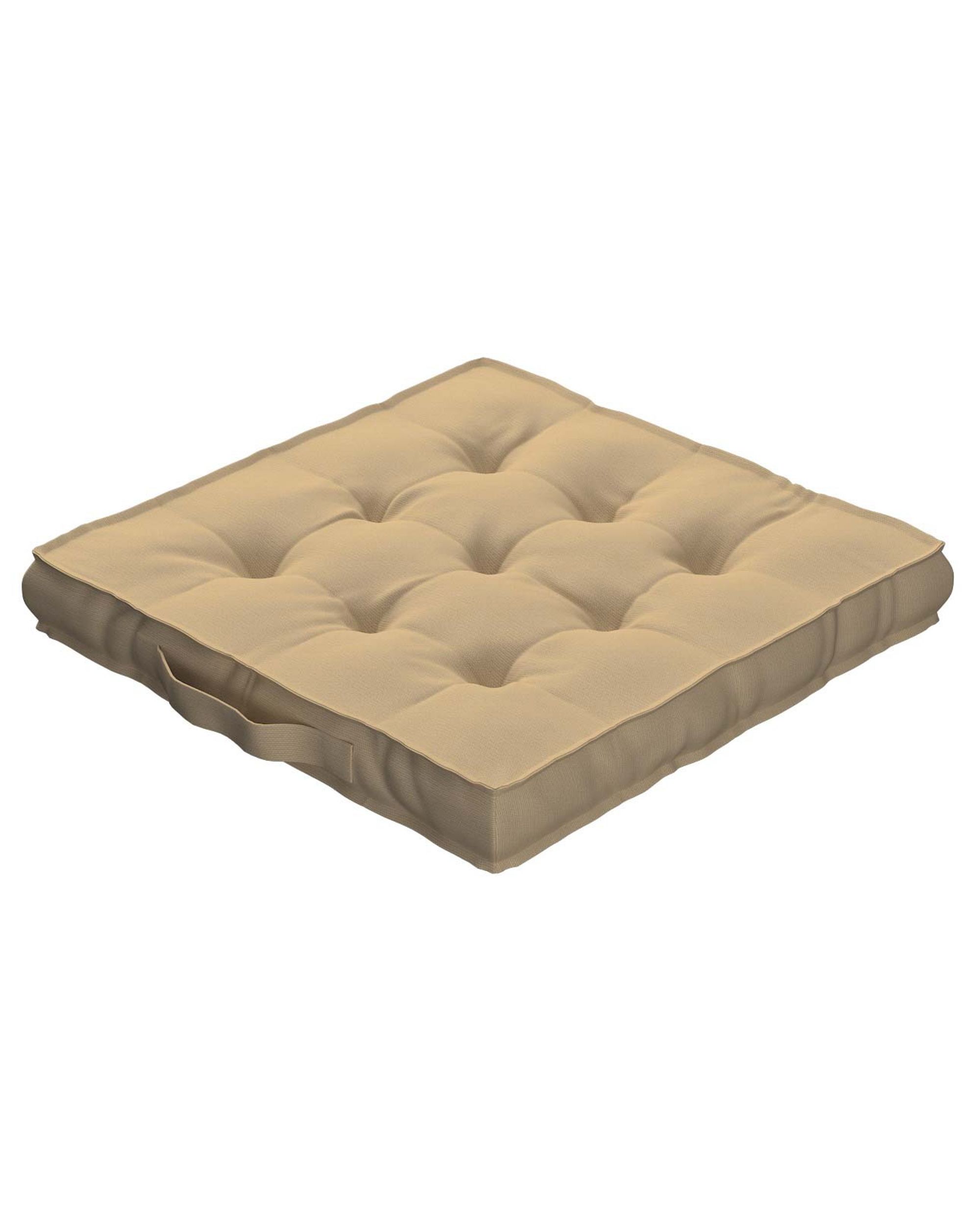 Sitzkissen Jacob mit Handgriff Farbe beige