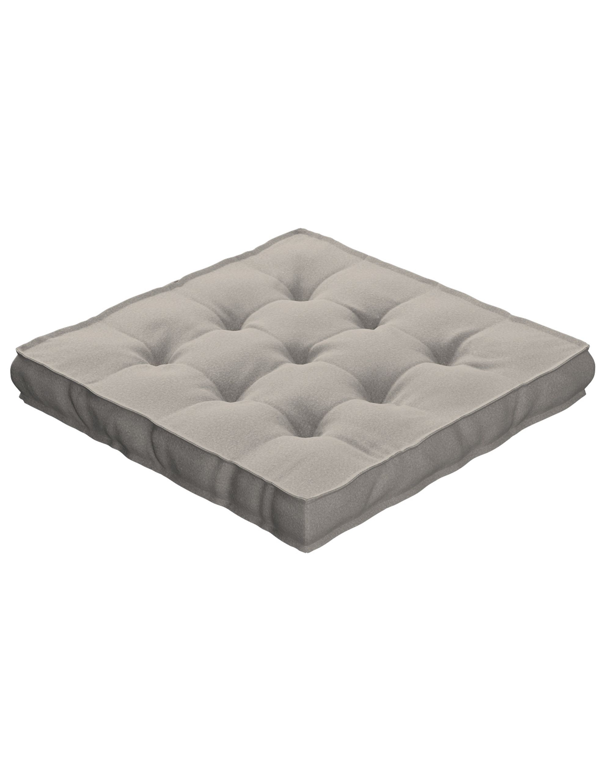 Sitzkissen Jacob mit Handgriff Farbe beige Stoff strukturiert