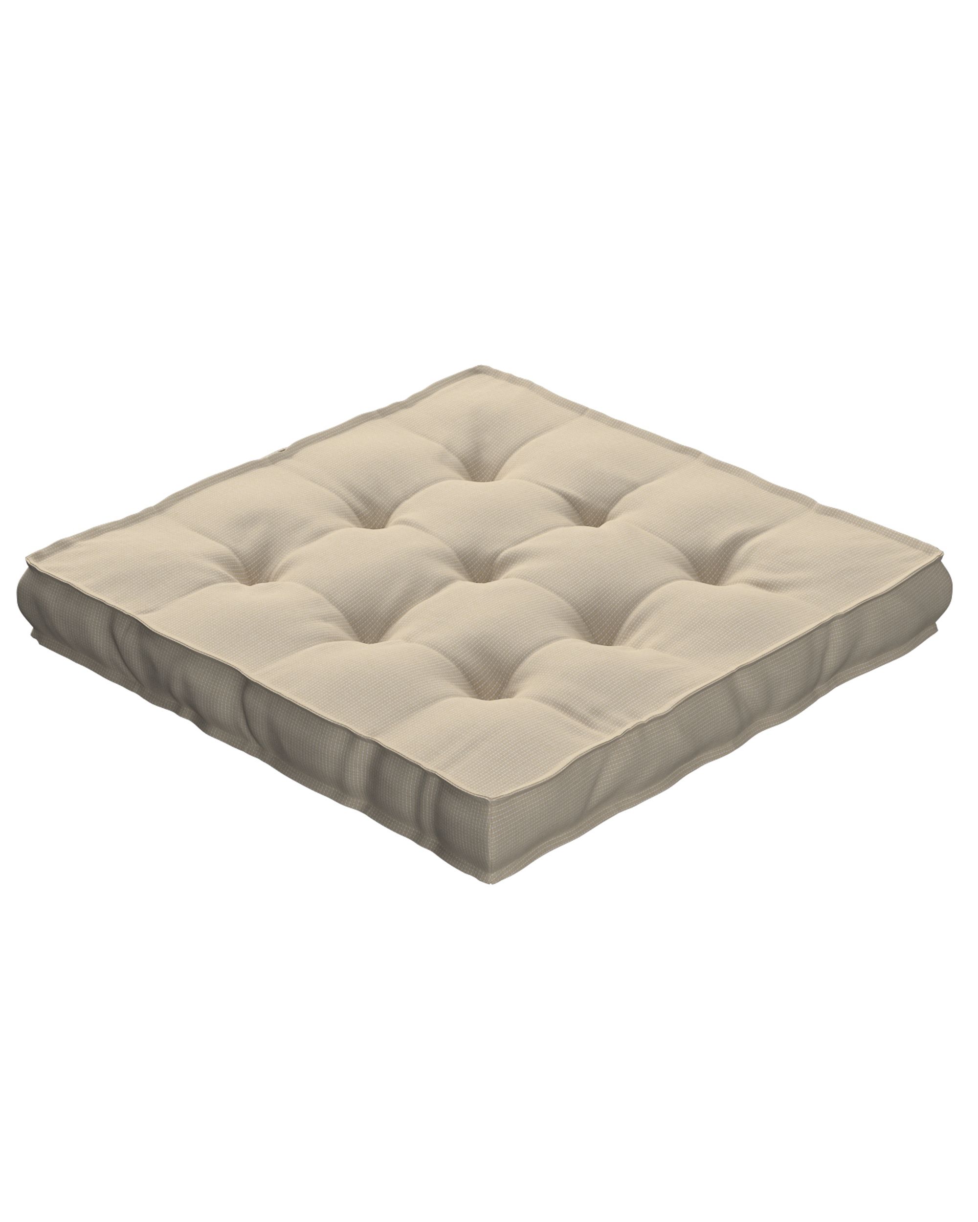 Sitzkissen Jacob mit Handgriff Farbe beige Stoff outdoor, strukturiert (hover)