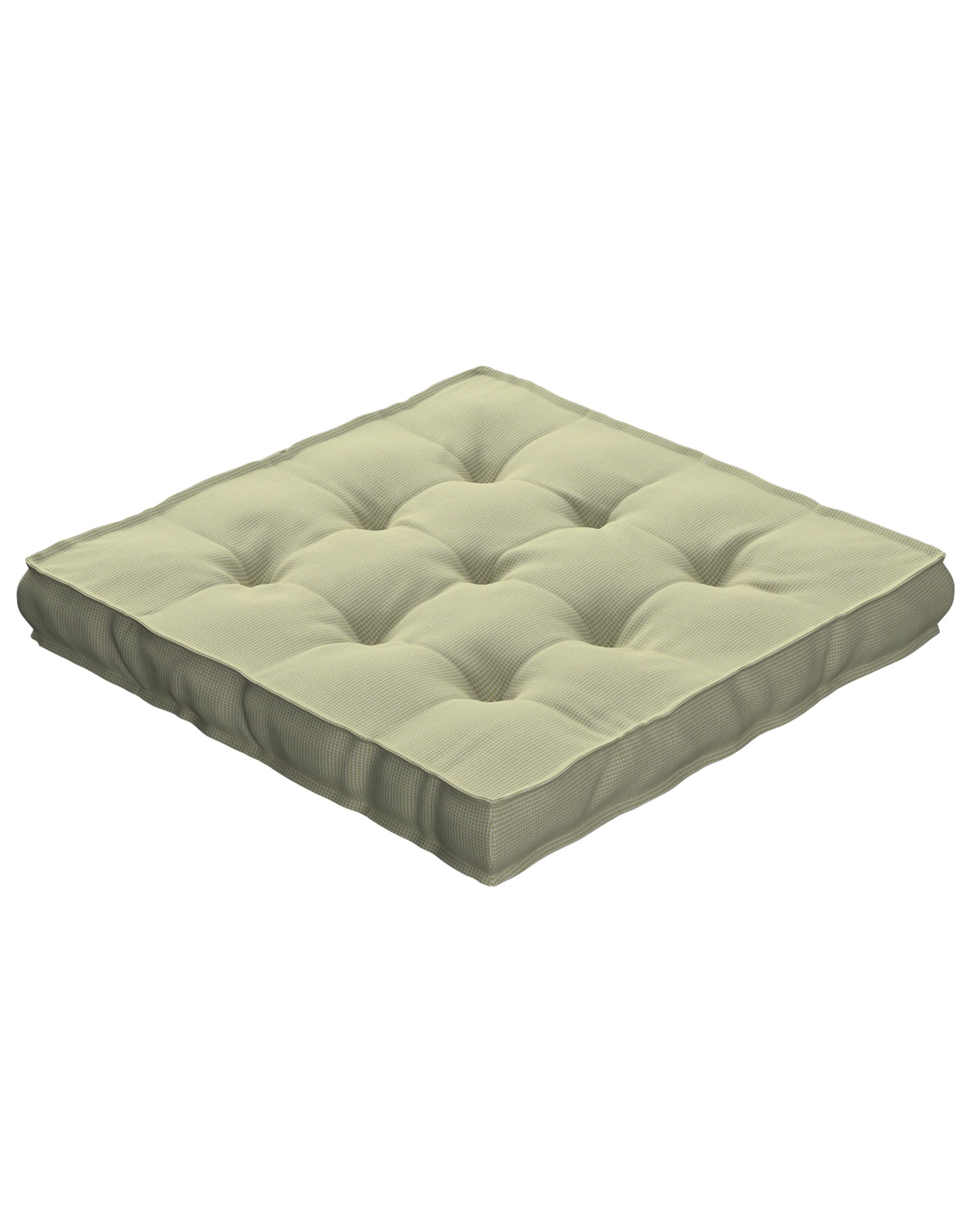Sitzkissen Jacob mit Handgriff Farbe grün Stoff outdoor, strukturiert (hover)