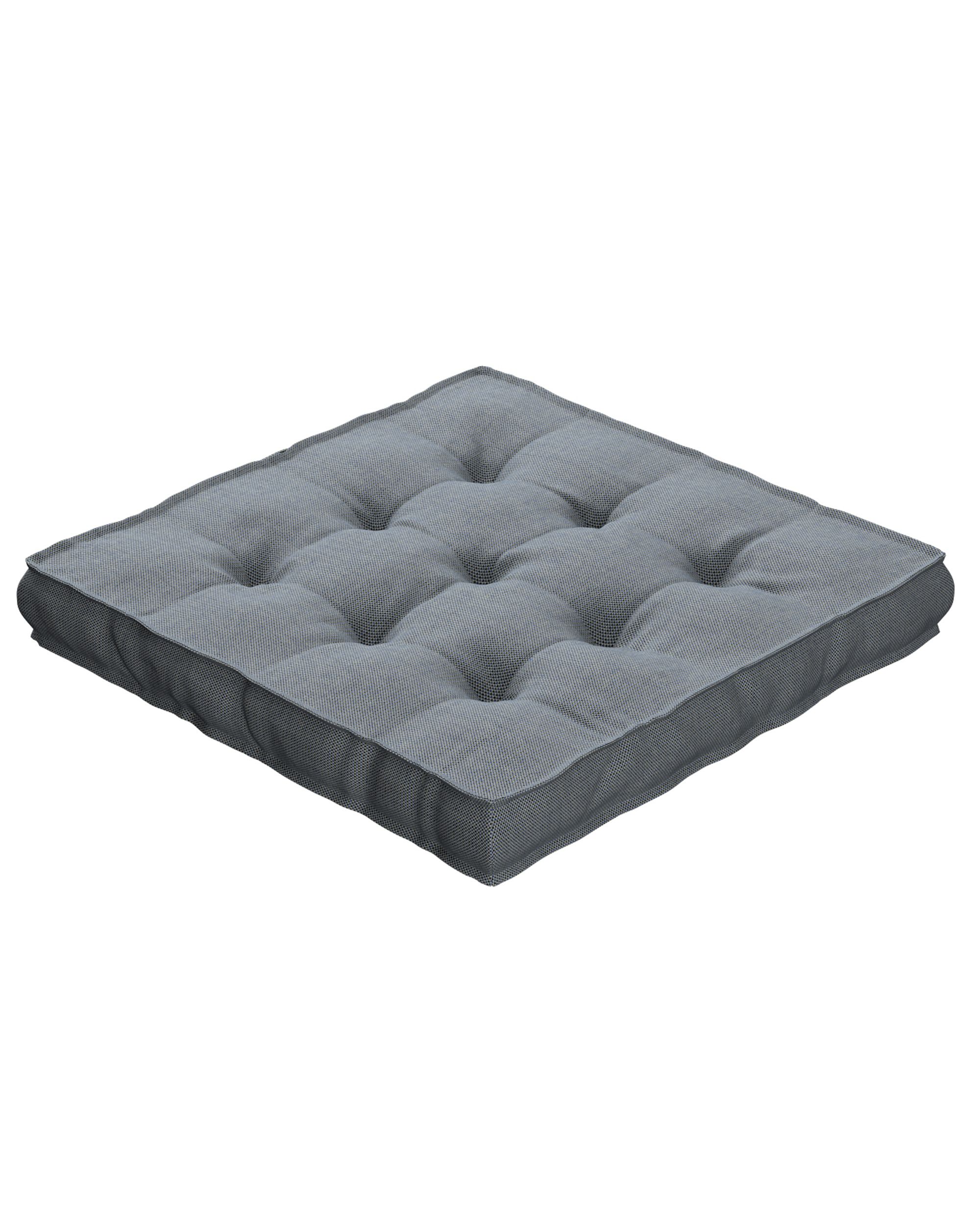 Sitzkissen Jacob mit Handgriff Farbe schwarz Stoff outdoor, strukturiert (hover)