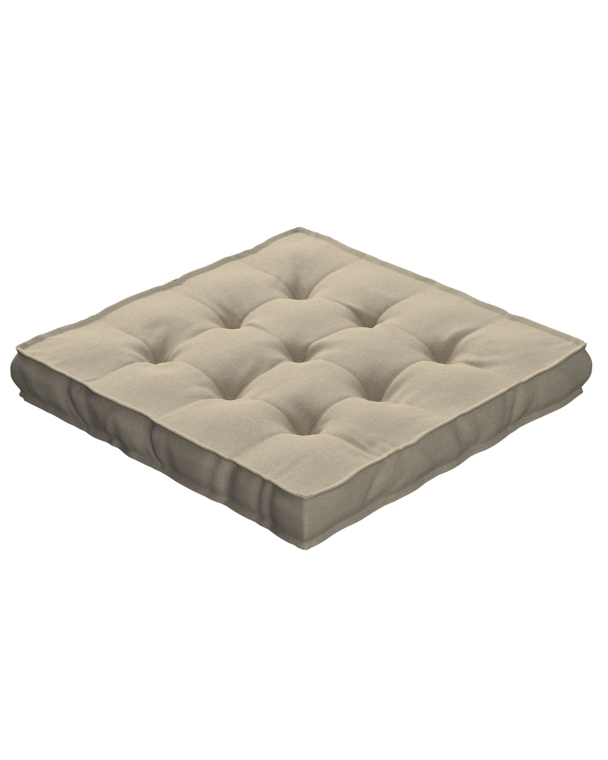 Sitzkissen Jacob mit Handgriff Farbe beige Stoff outdoor, strukturiert (hover)