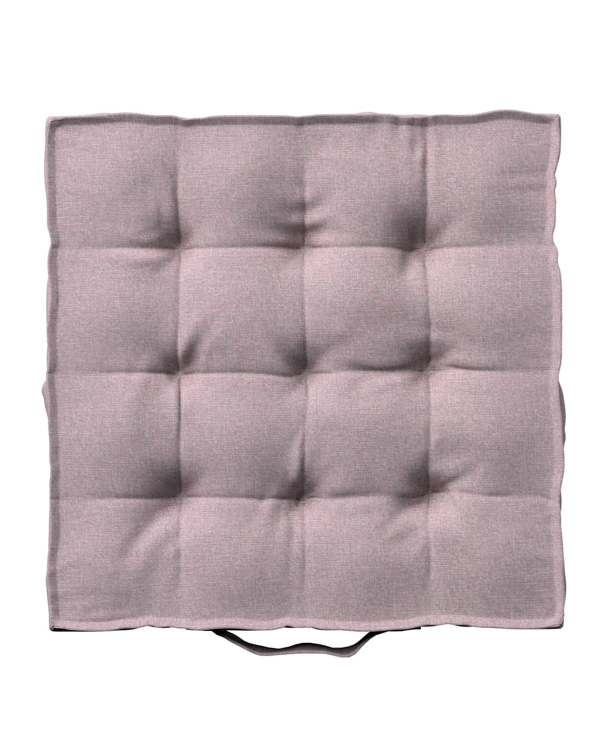 Sitzkissen Jacob mit Handgriff Farbe rosa Stoff strukturiert