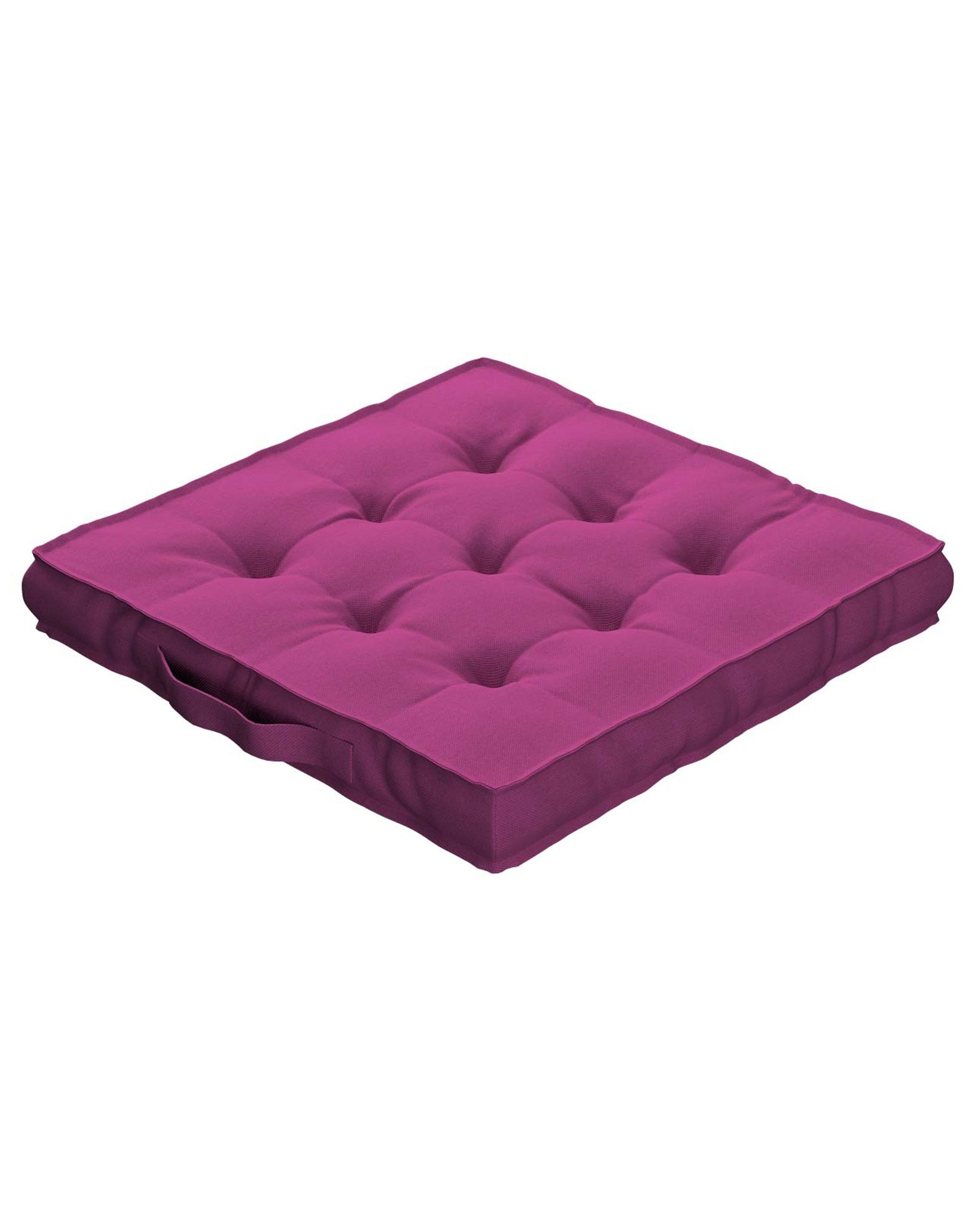 Sitzkissen Jacob mit Handgriff Farbe rosa Stoff strukturiert