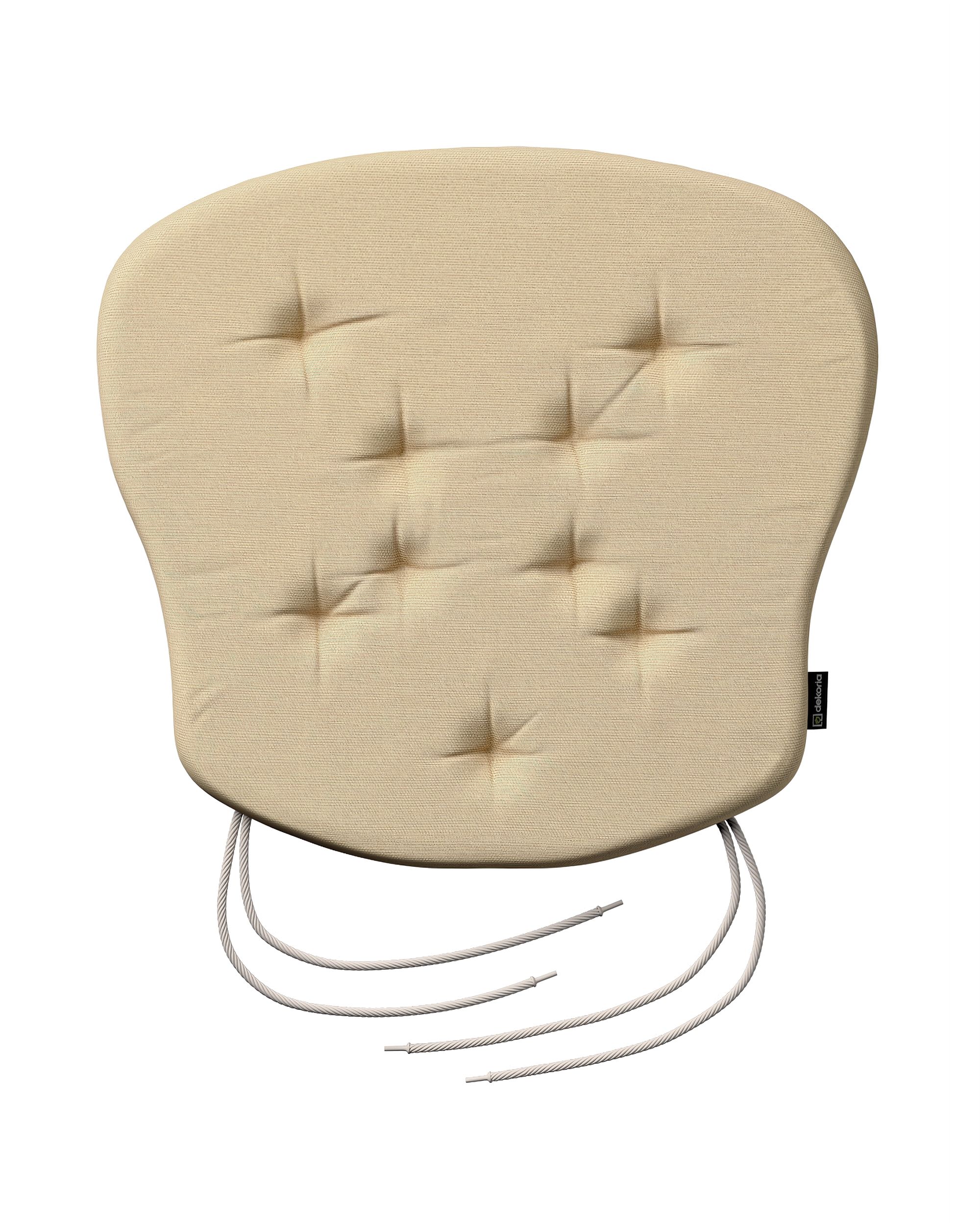 Stuhlkissen Peter mit Bindeschnur Farbe beige