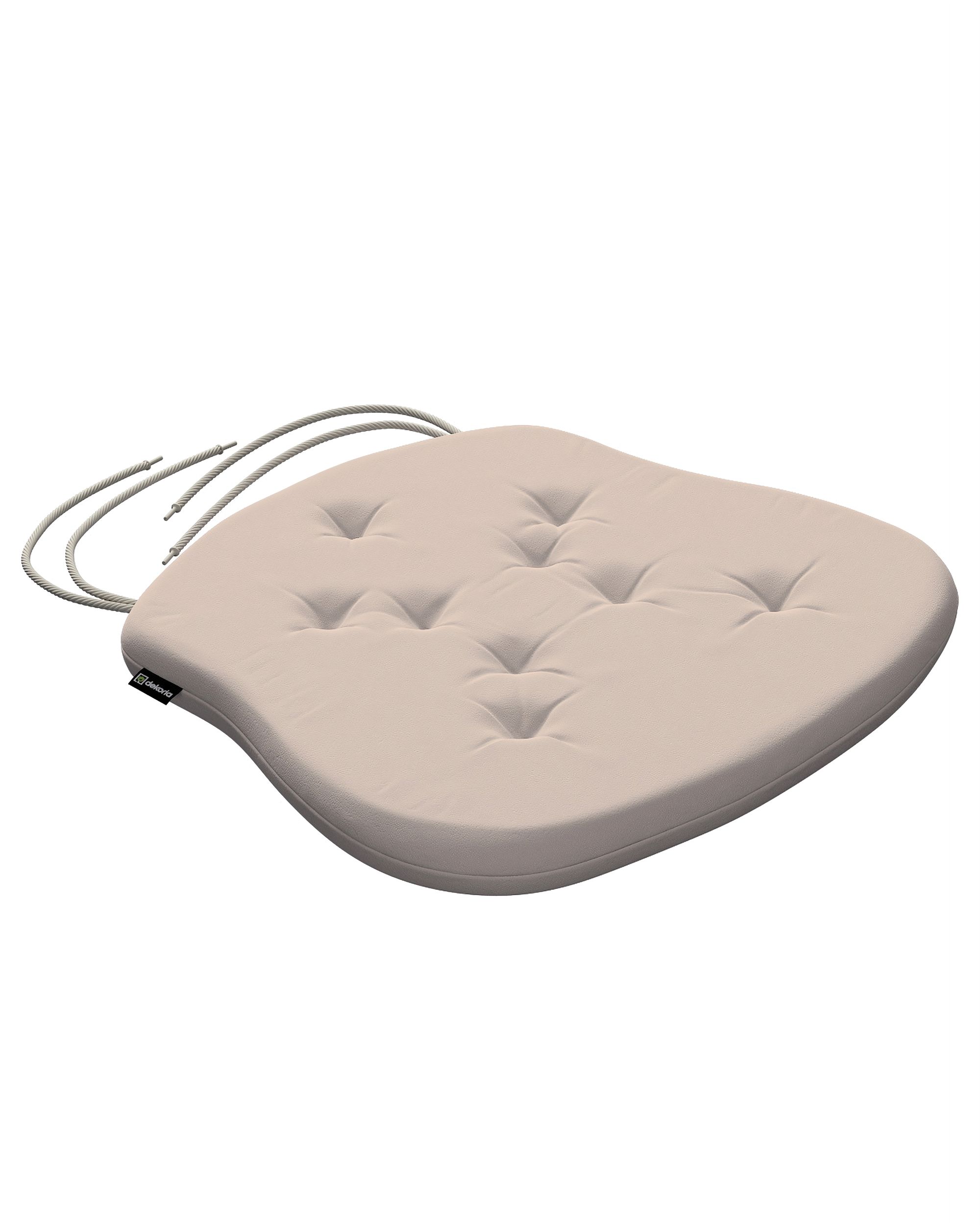 Stuhlkissen Peter mit Bindeschnur Farbe beige