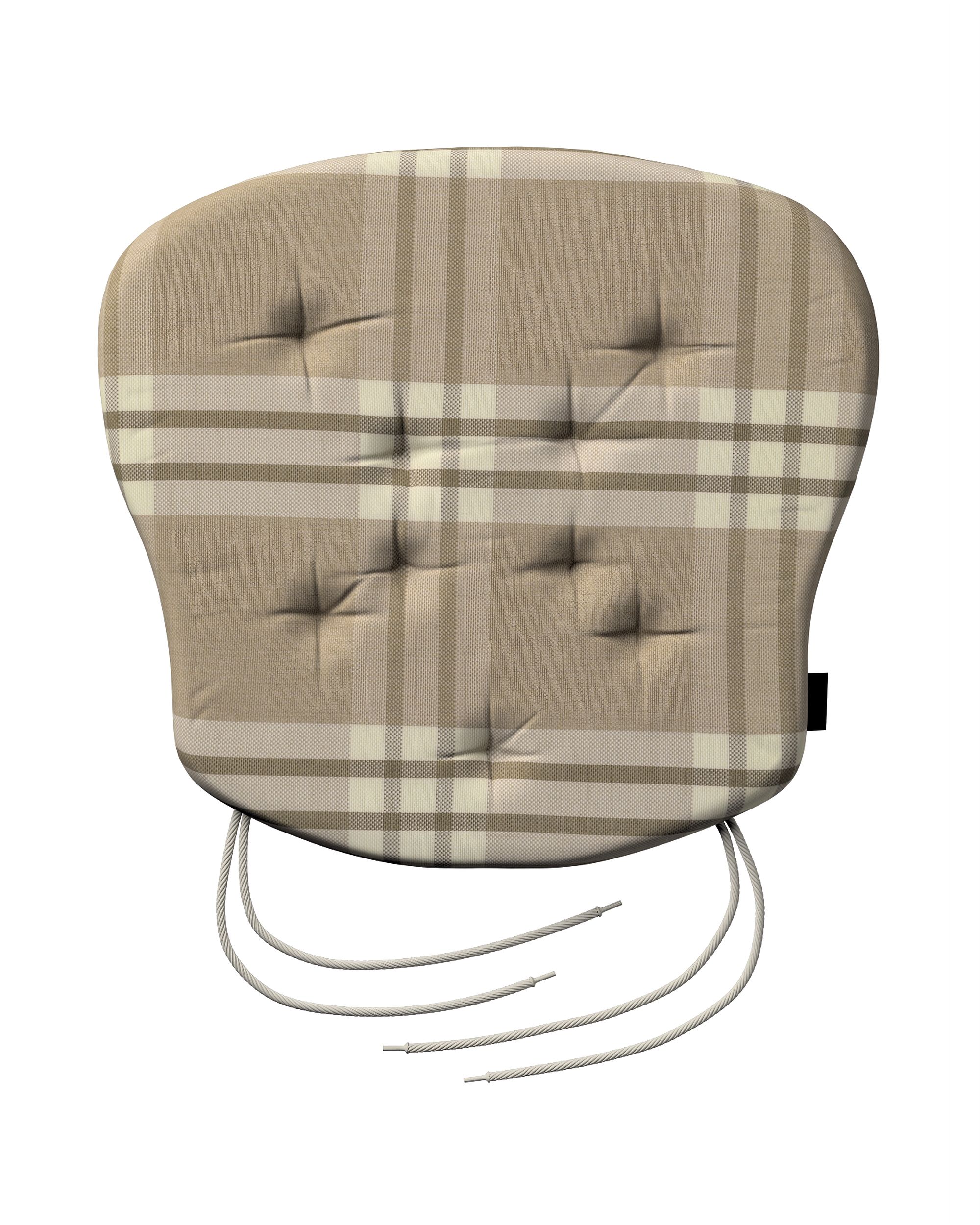 Stuhlkissen Peter mit Bindeschnur Farbe beige