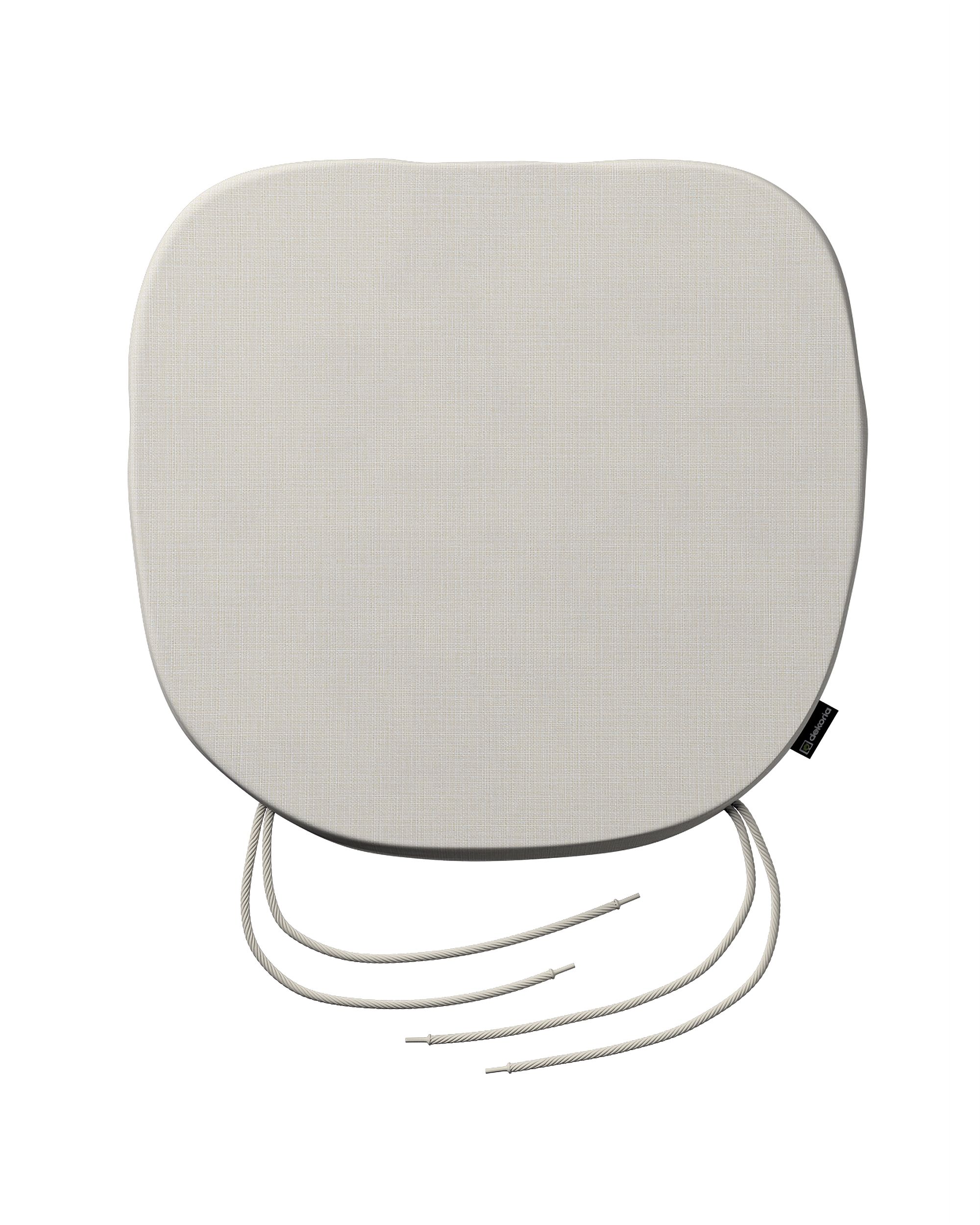Stuhlkissen Marcus mit Bindeschnur Farbe creme Stoff outdoor, strukturiert