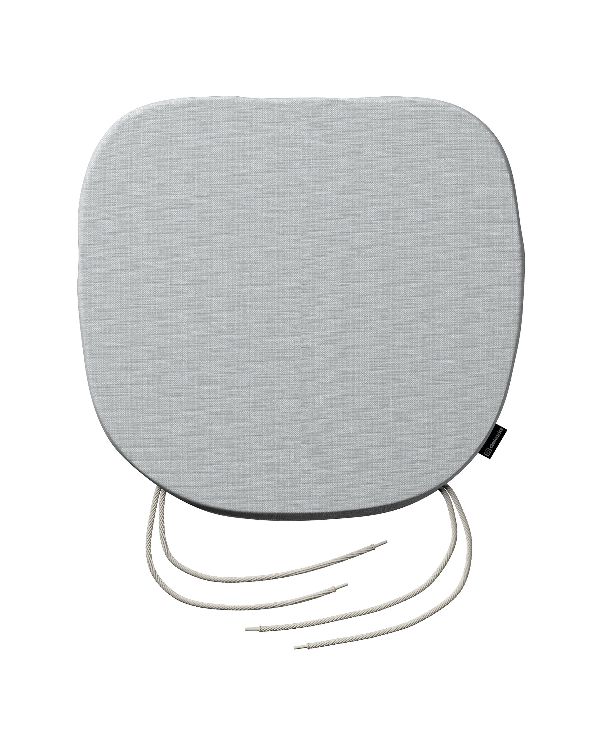 Stuhlkissen Marcus mit Bindeschnur Farbe grau Stoff outdoor, strukturiert
