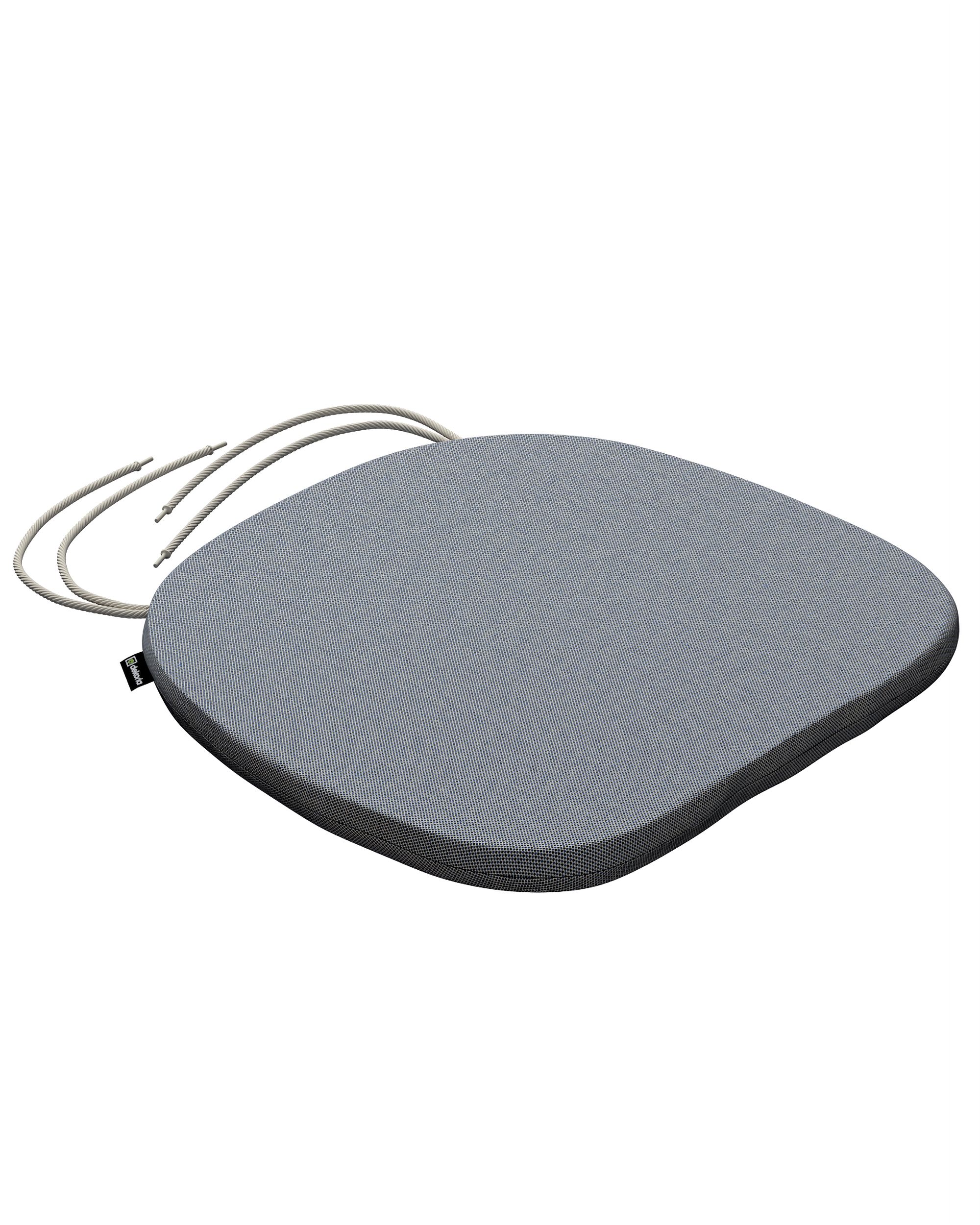 Stuhlkissen Marcus mit Bindeschnur Farbe schwarz Stoff outdoor, strukturiert (hover)