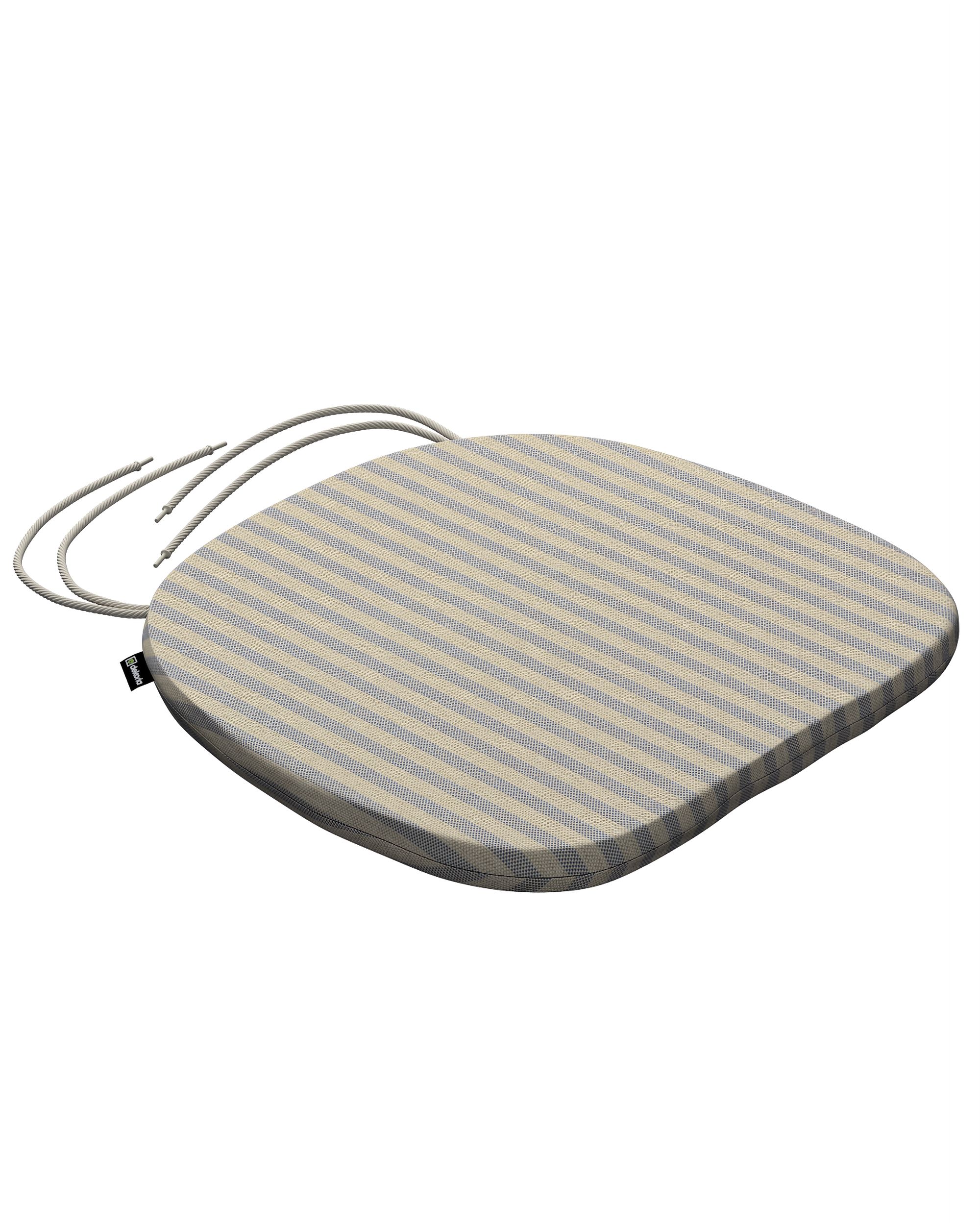 Stuhlkissen Marcus mit Bindeschnur Farbe beige Stoff outdoor, strukturiert, gemustert (hover)
