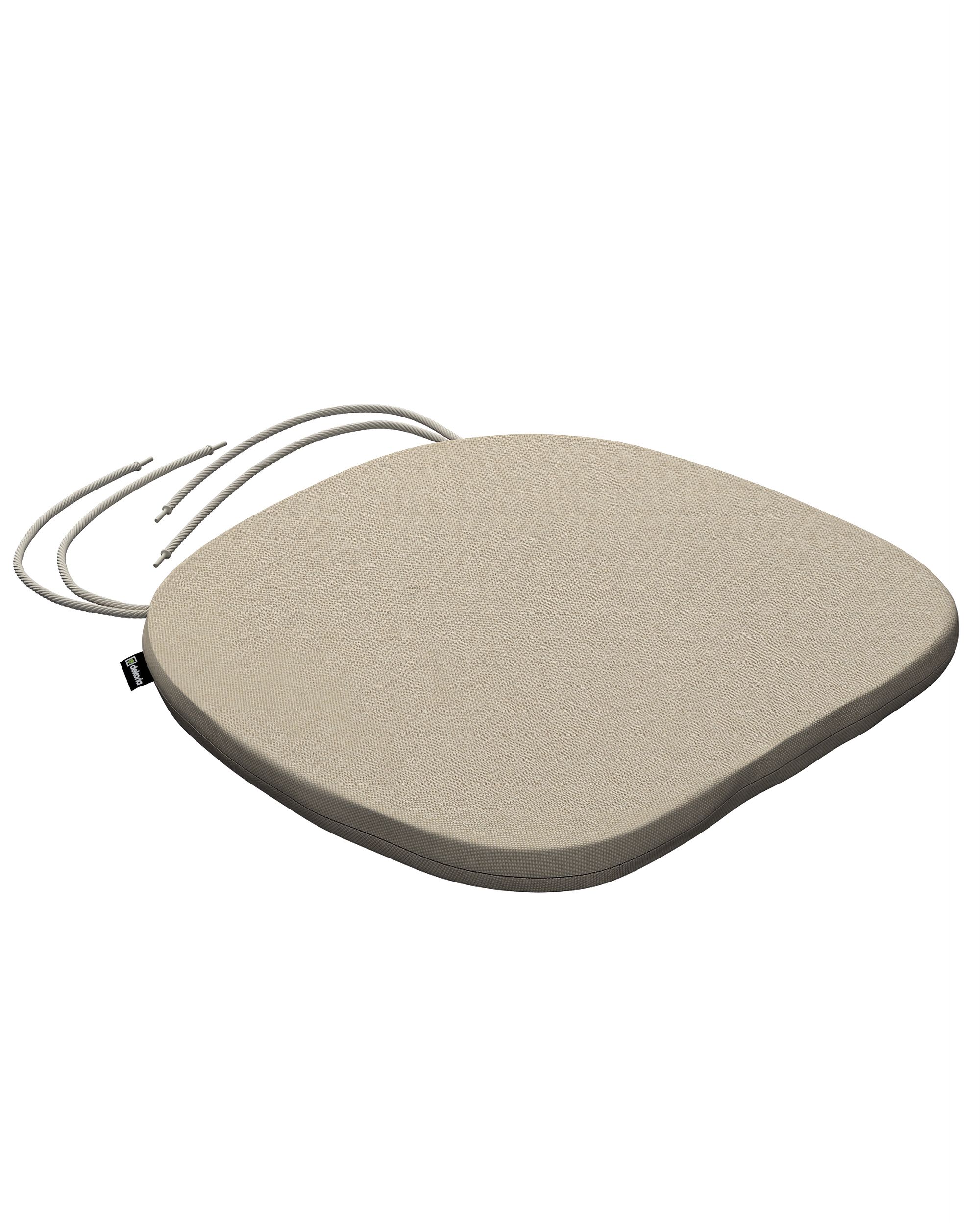 Stuhlkissen Marcus mit Bindeschnur Farbe beige Stoff outdoor, strukturiert (hover)