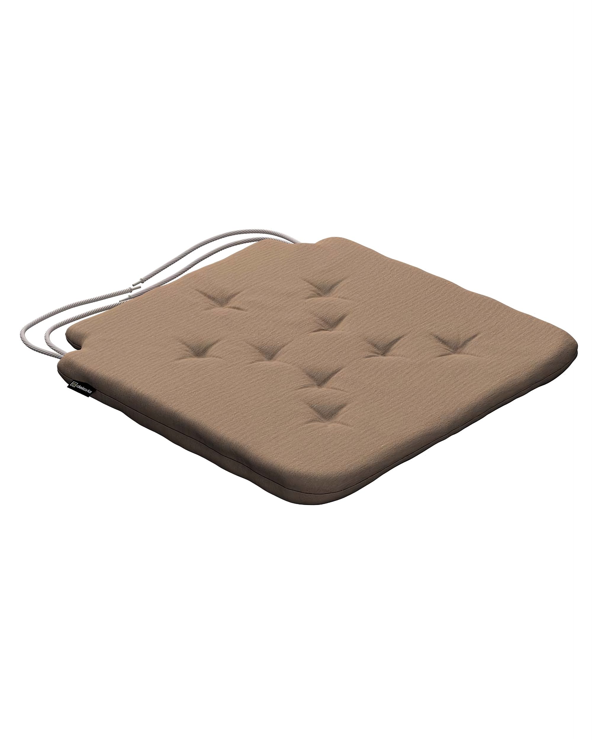 Stuhlkissen Christoph mit Bindeschnur Farbe beige