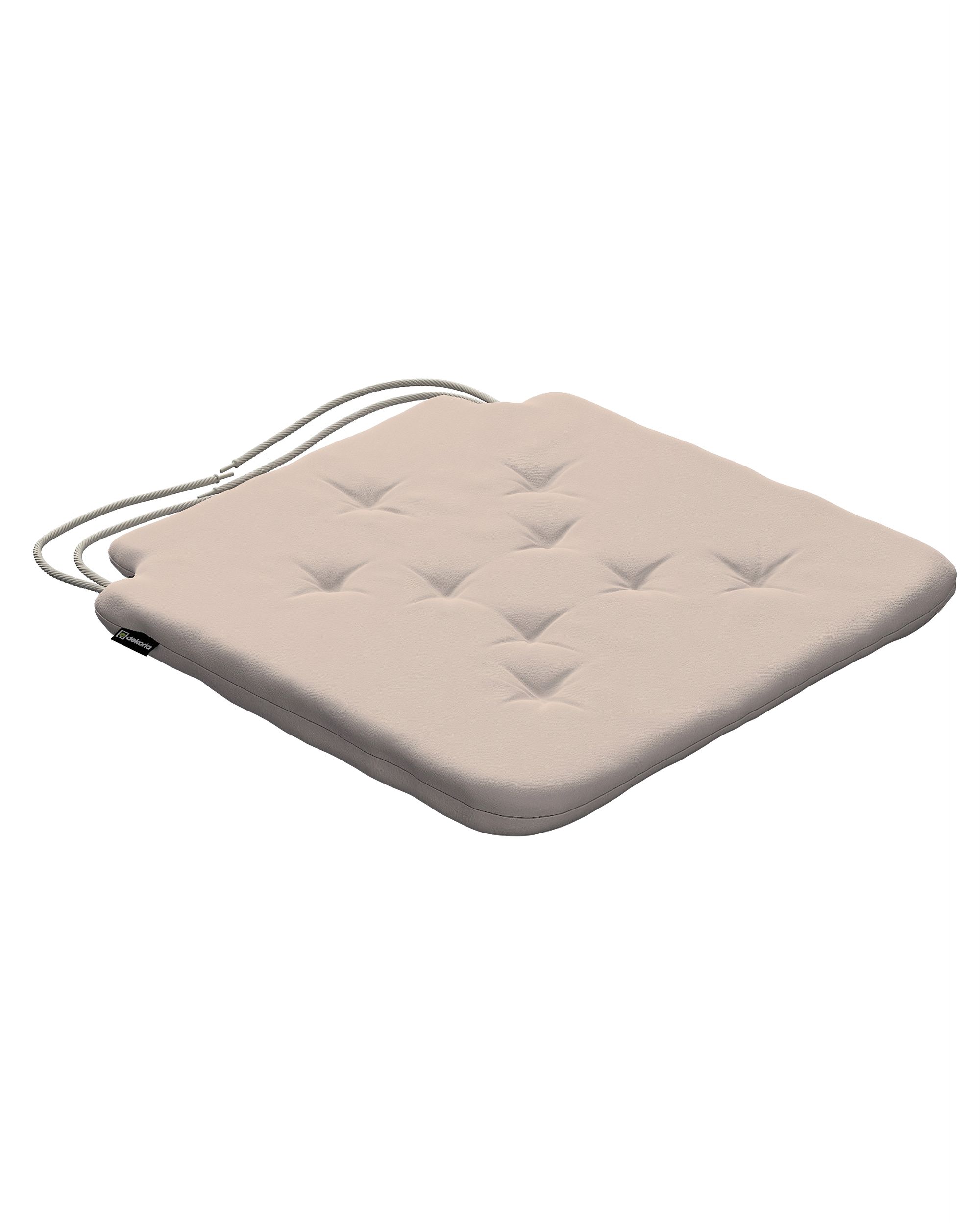 Stuhlkissen Christoph mit Bindeschnur Farbe beige