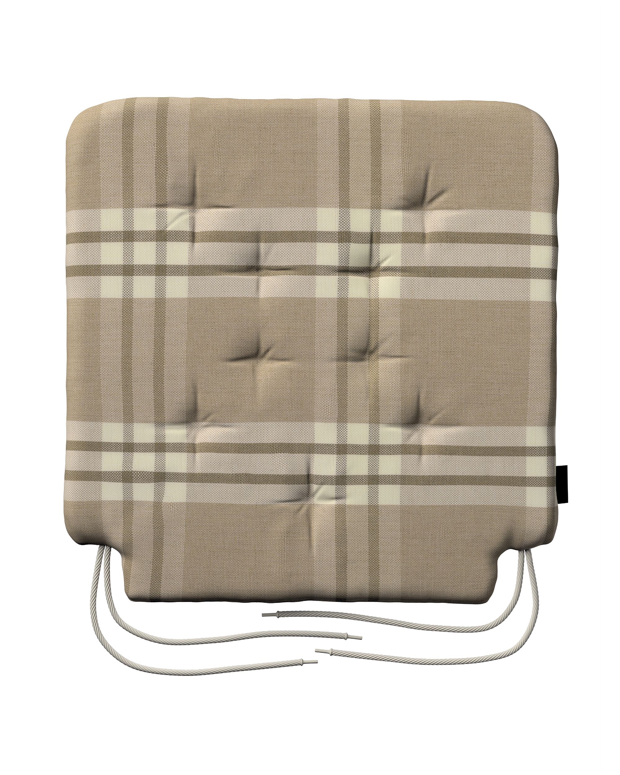 Stuhlkissen Christoph mit Bindeschnur Farbe beige