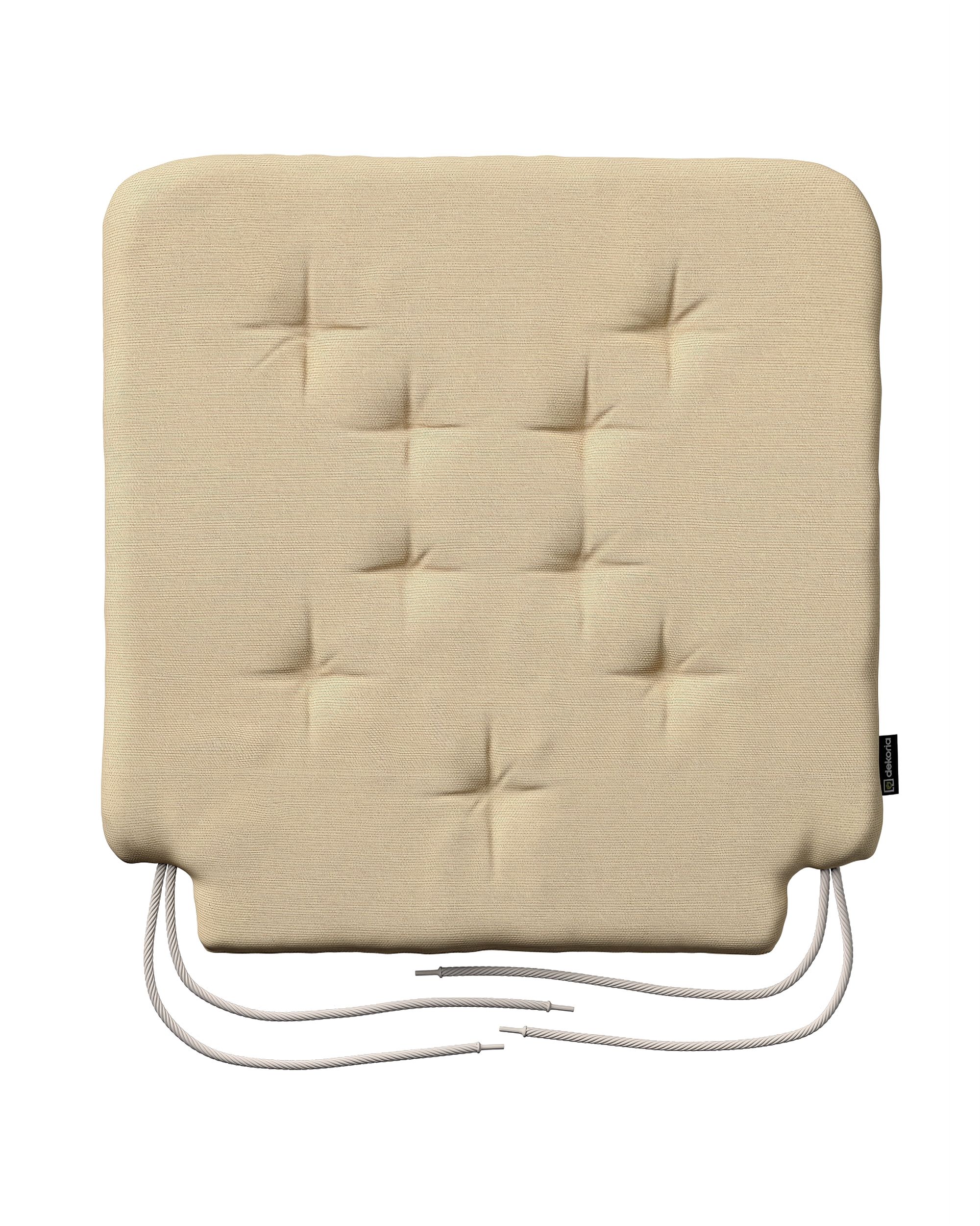 Stuhlkissen Christoph mit Bindeschnur Farbe beige