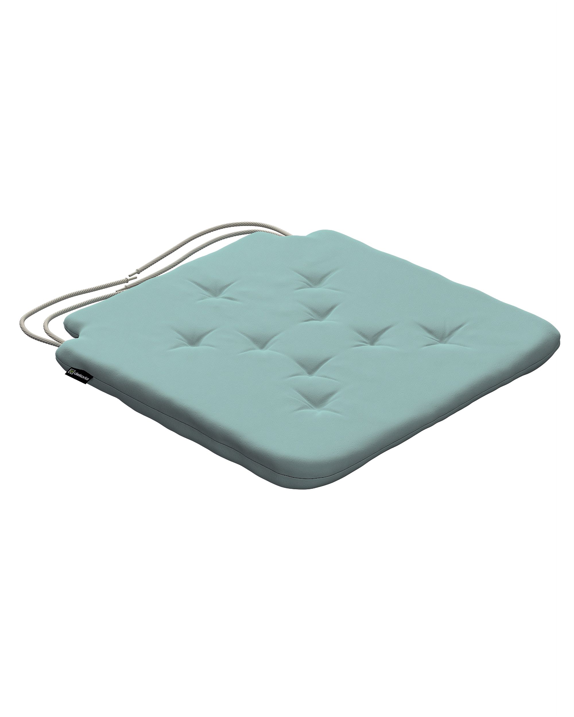 Stuhlkissen Christoph mit Bindeschnur Farbe blau