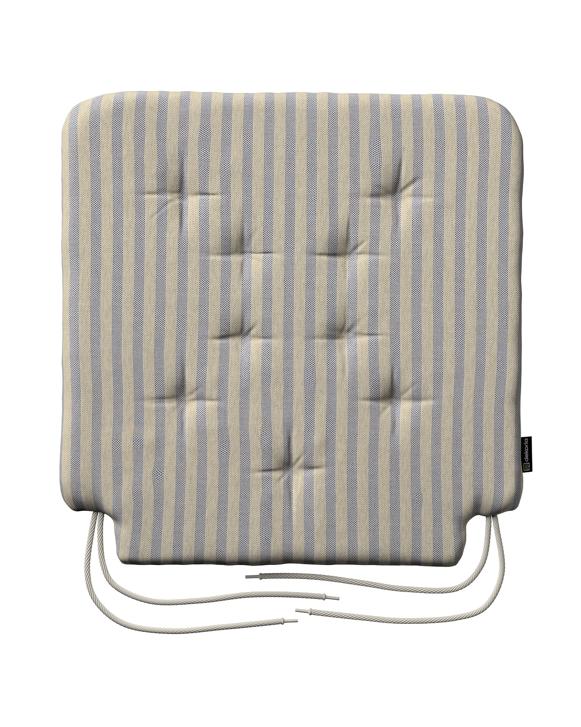 Stuhlkissen Christoph mit Bindeschnur Farbe beige Stoff outdoor, strukturiert, gemustert