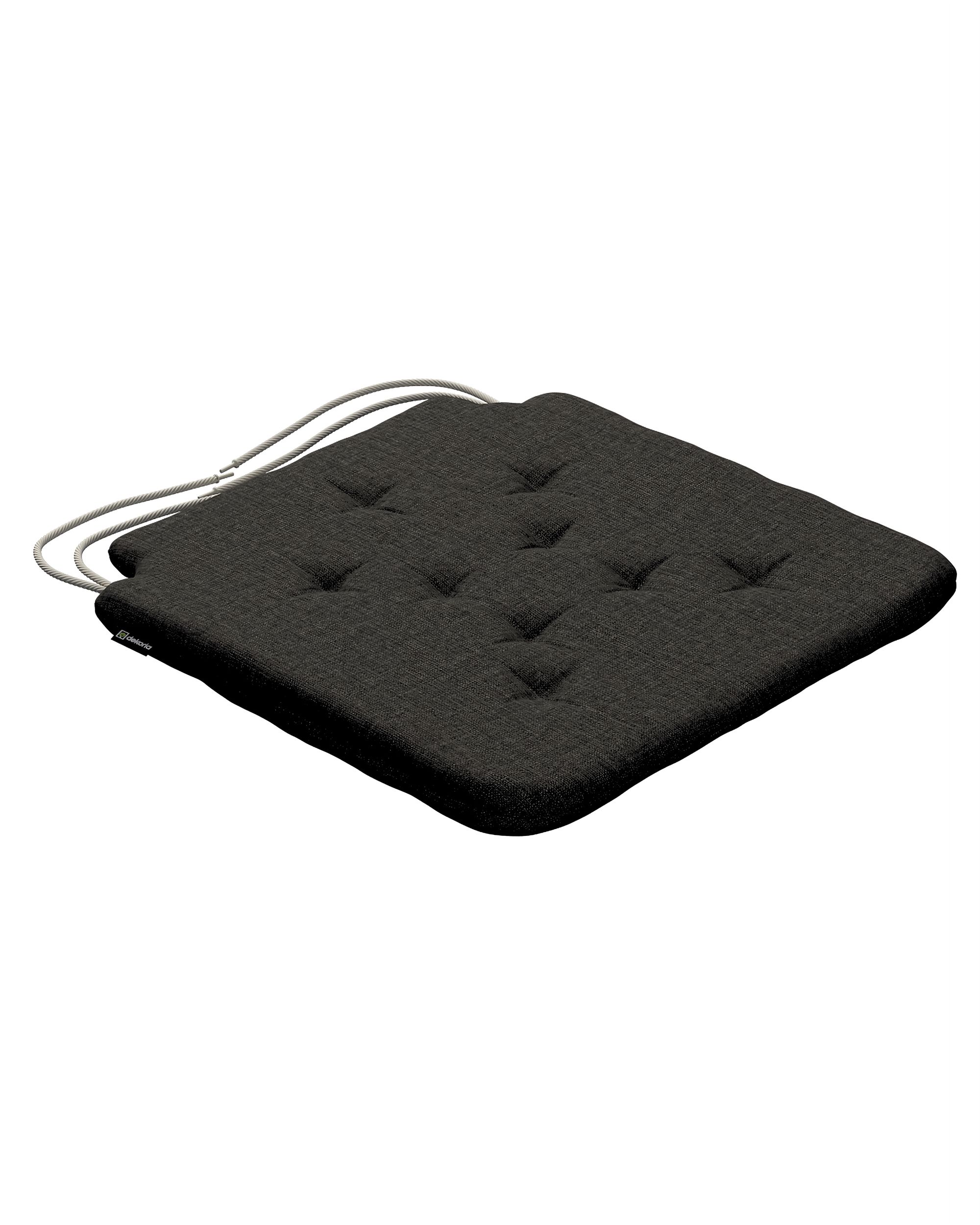 Stuhlkissen Christoph mit Bindeschnur Farbe braun Stoff outdoor, strukturiert (hover)