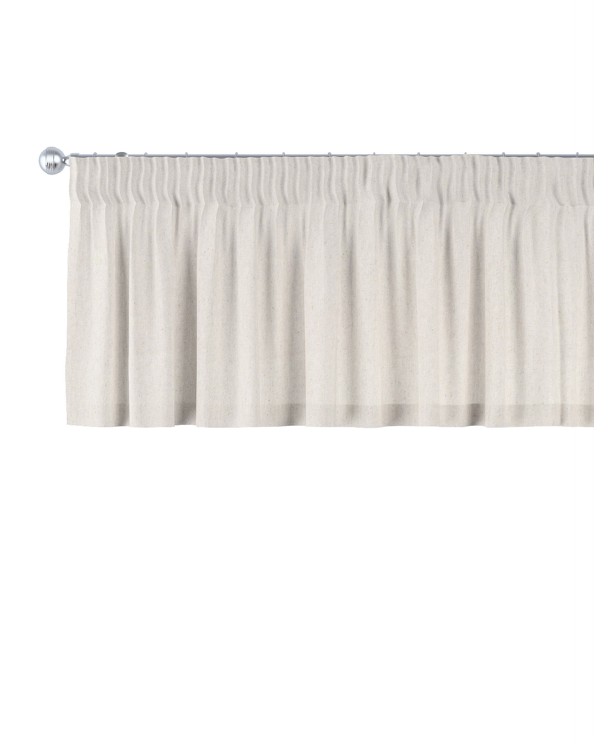 Kurzgardine mit Kräuselband Farbe beige