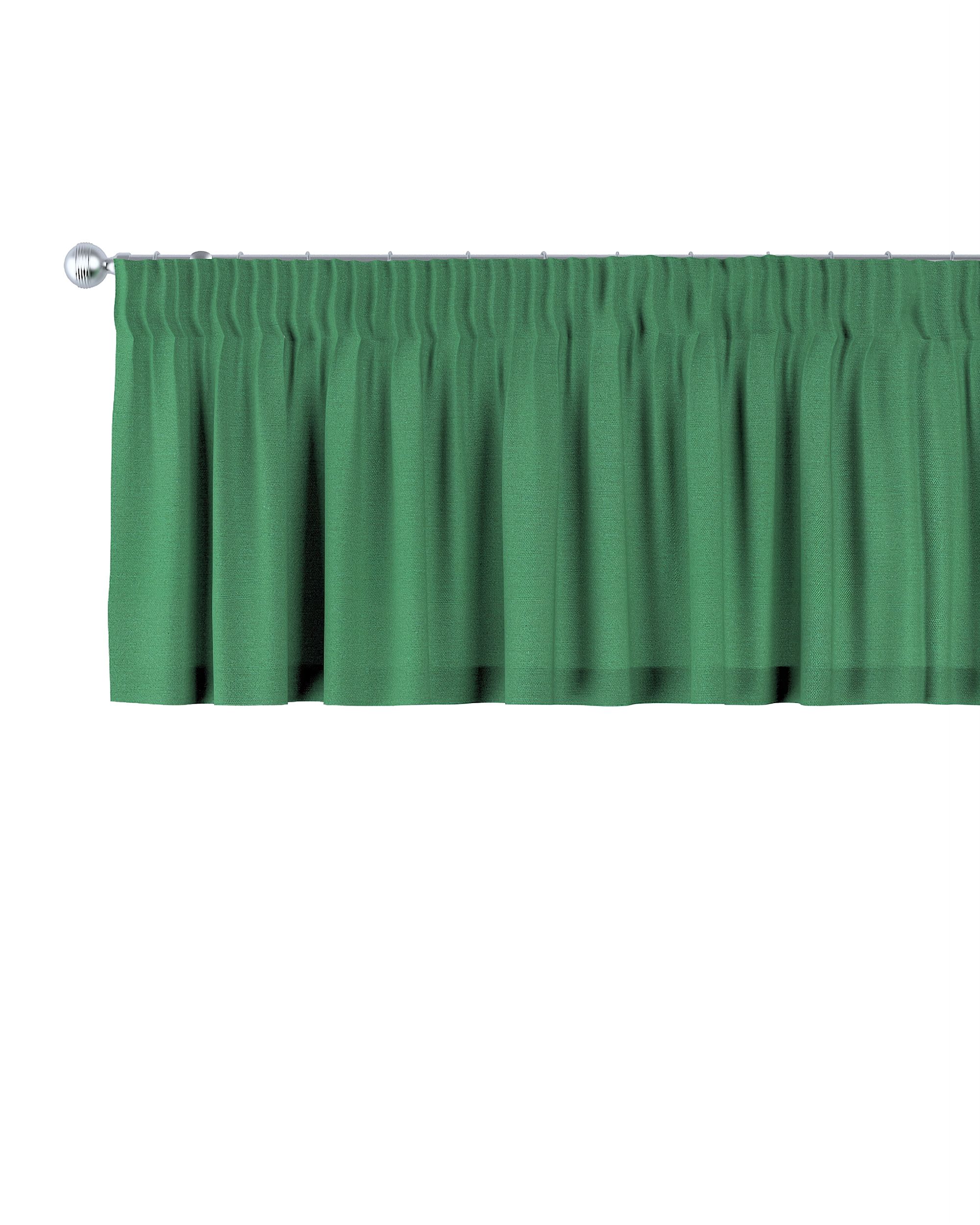 Kurzgardine mit Kräuselband Farbe grün