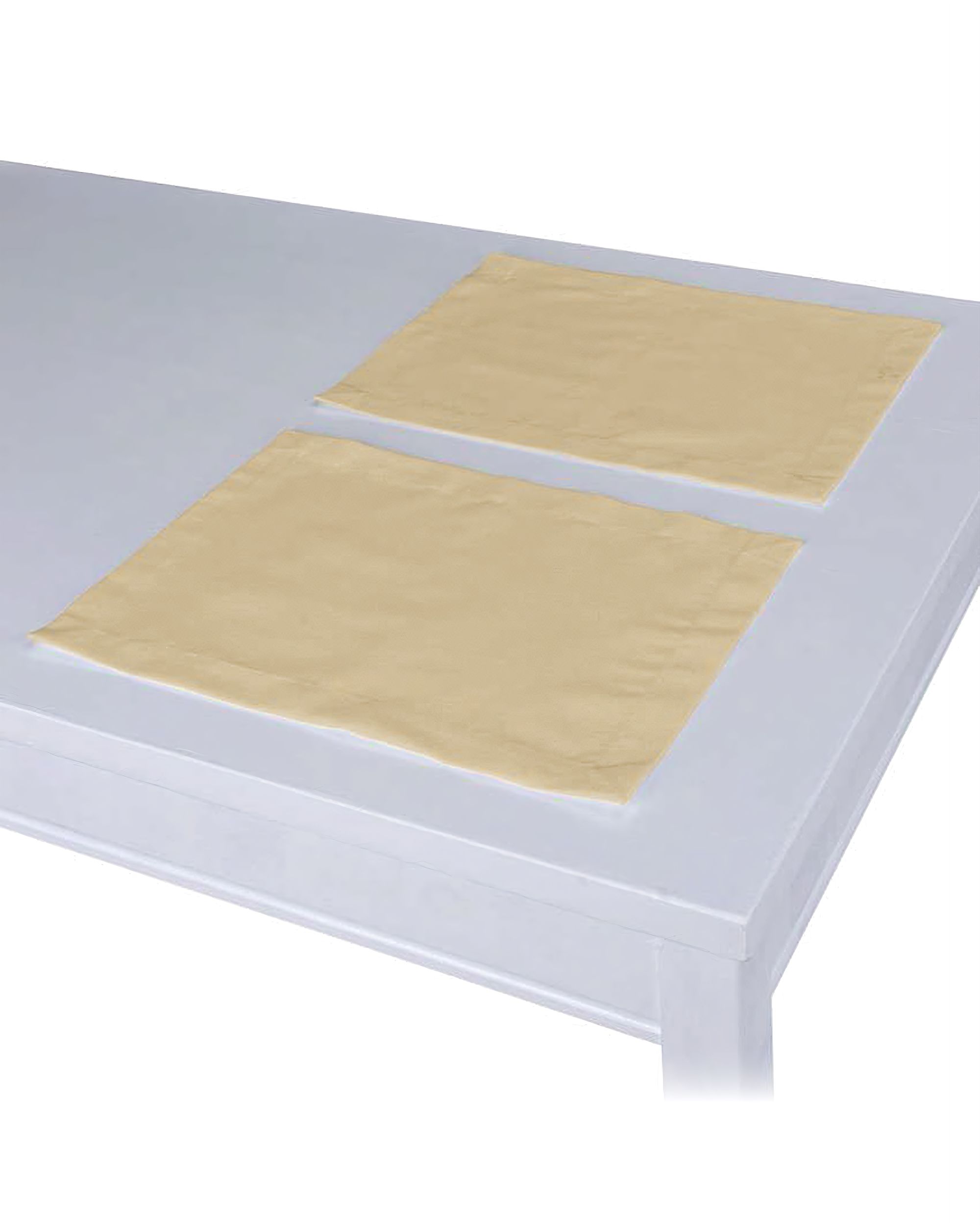 Tischset 2 Stck. Farbe beige